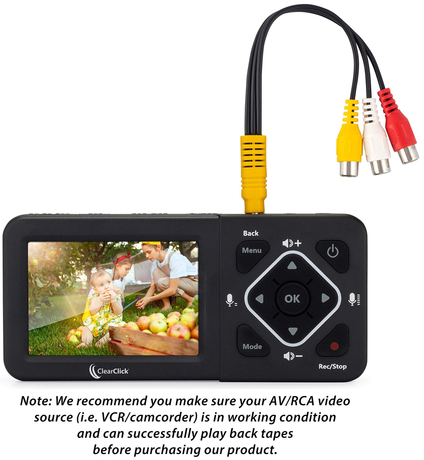 ClearClick HD Video Capture Box Ultimate - Captura y transmite vídeo desde HDMI, RCA, VHS, VCR, DVD, videocámaras, Hi8