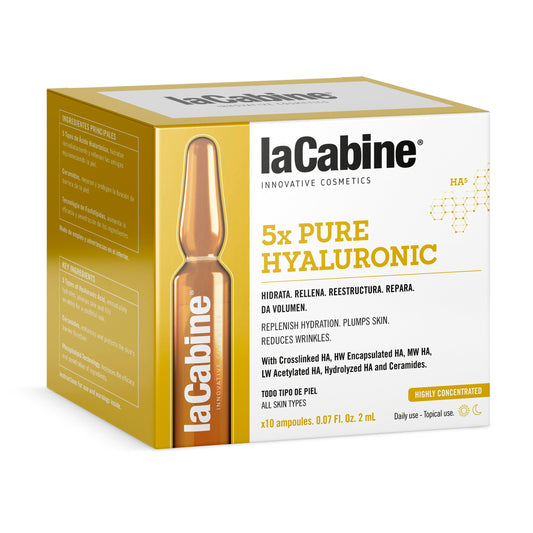 laCabine Caja de Ampolletas Faciales 5X Pure Hyaluronic 10 X 2Ml