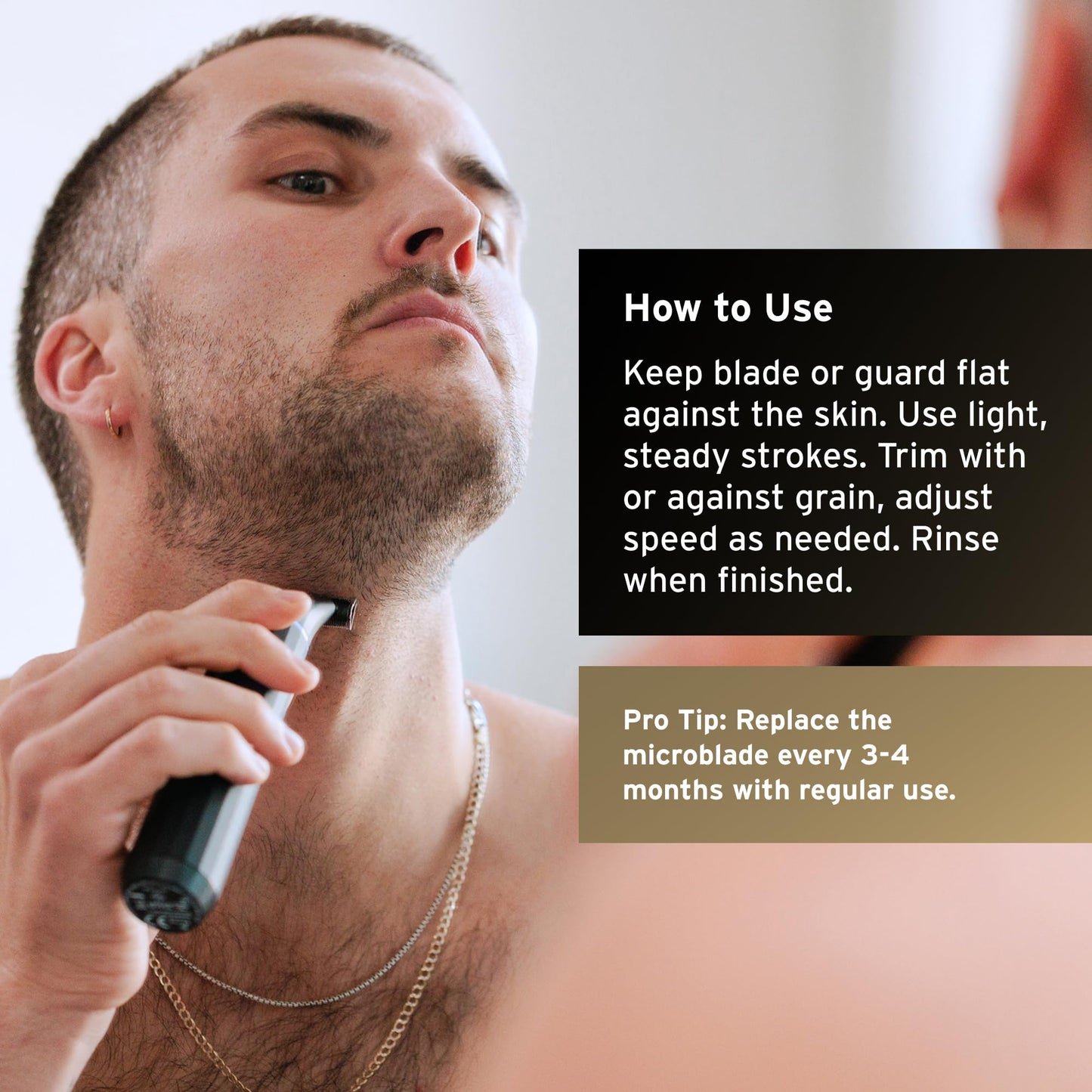 Supply Trimmer - Maquinilla de Afeitar Eléctrica para Hombres - Recortar O Bordes Húmedos O Secos Con Diseño Impermeable - Protector Ajustable