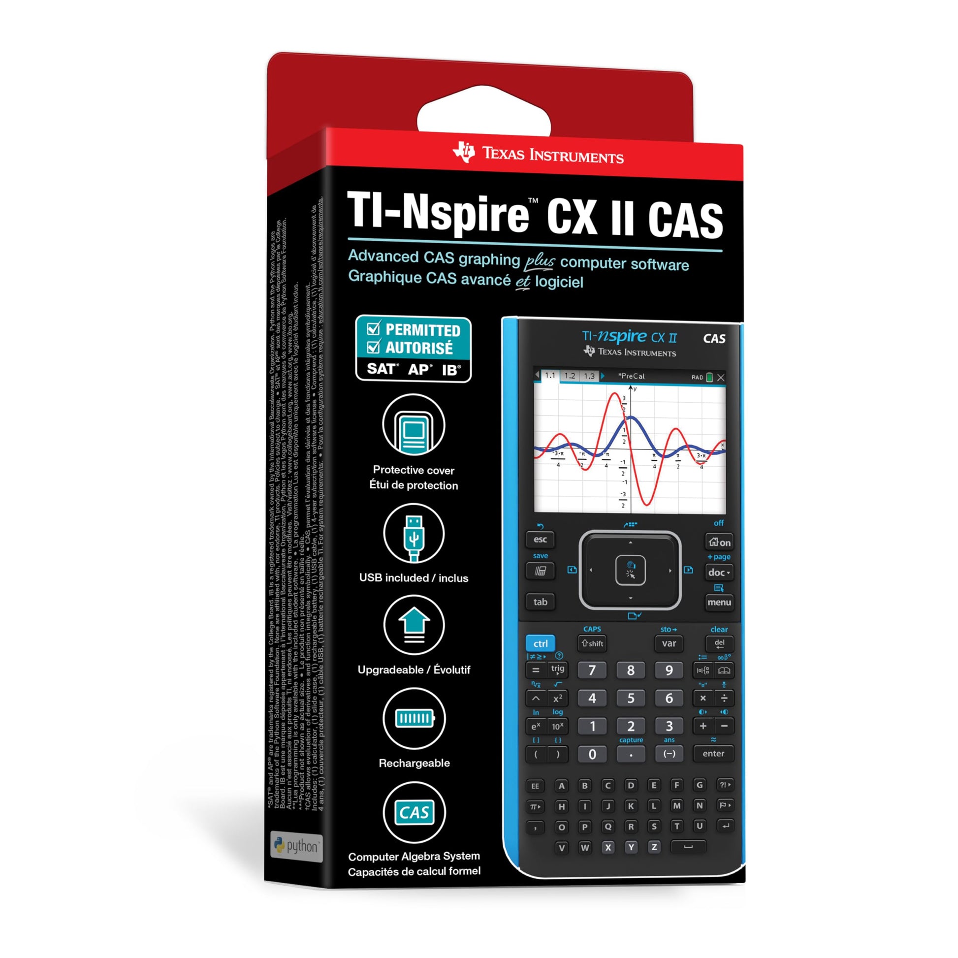 Texas Instruments TI-Nspire CX II CAS calculadora gráfica a Color