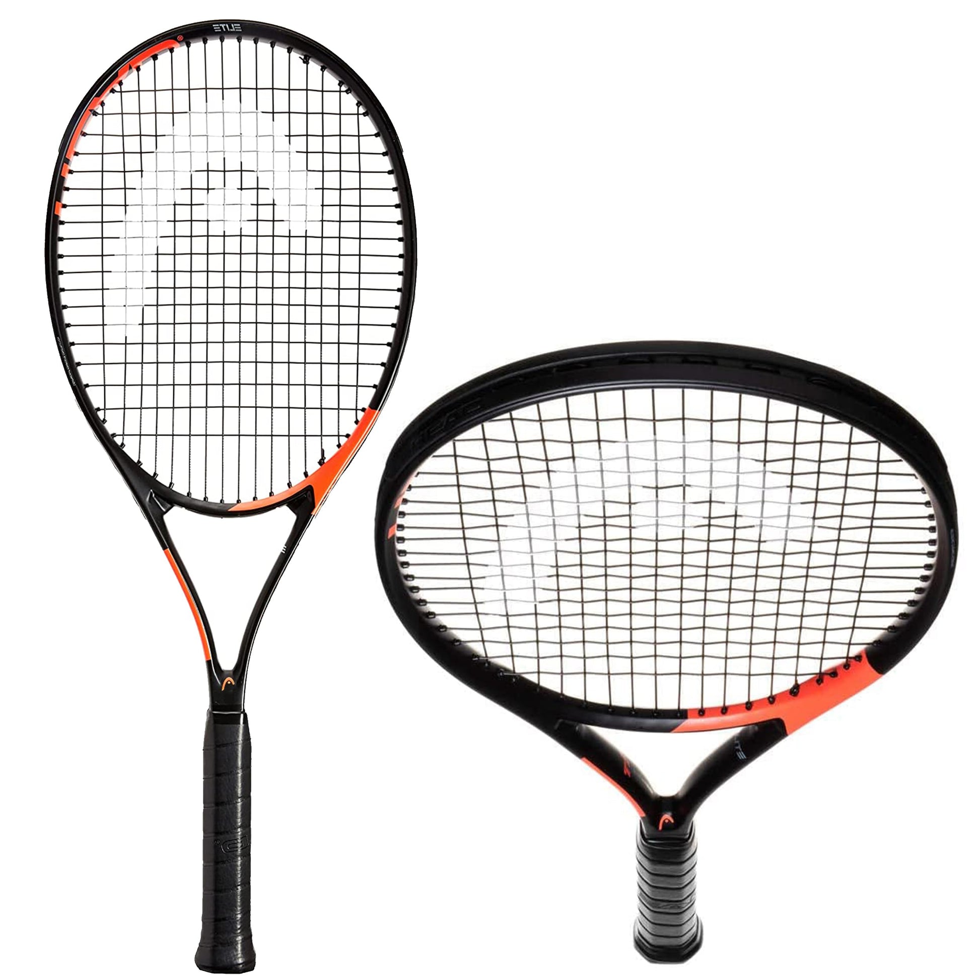 HEAD Ti. Radical Elite - Raqueta de Tenis (27 Pulgadas), Color Gris y Naranja