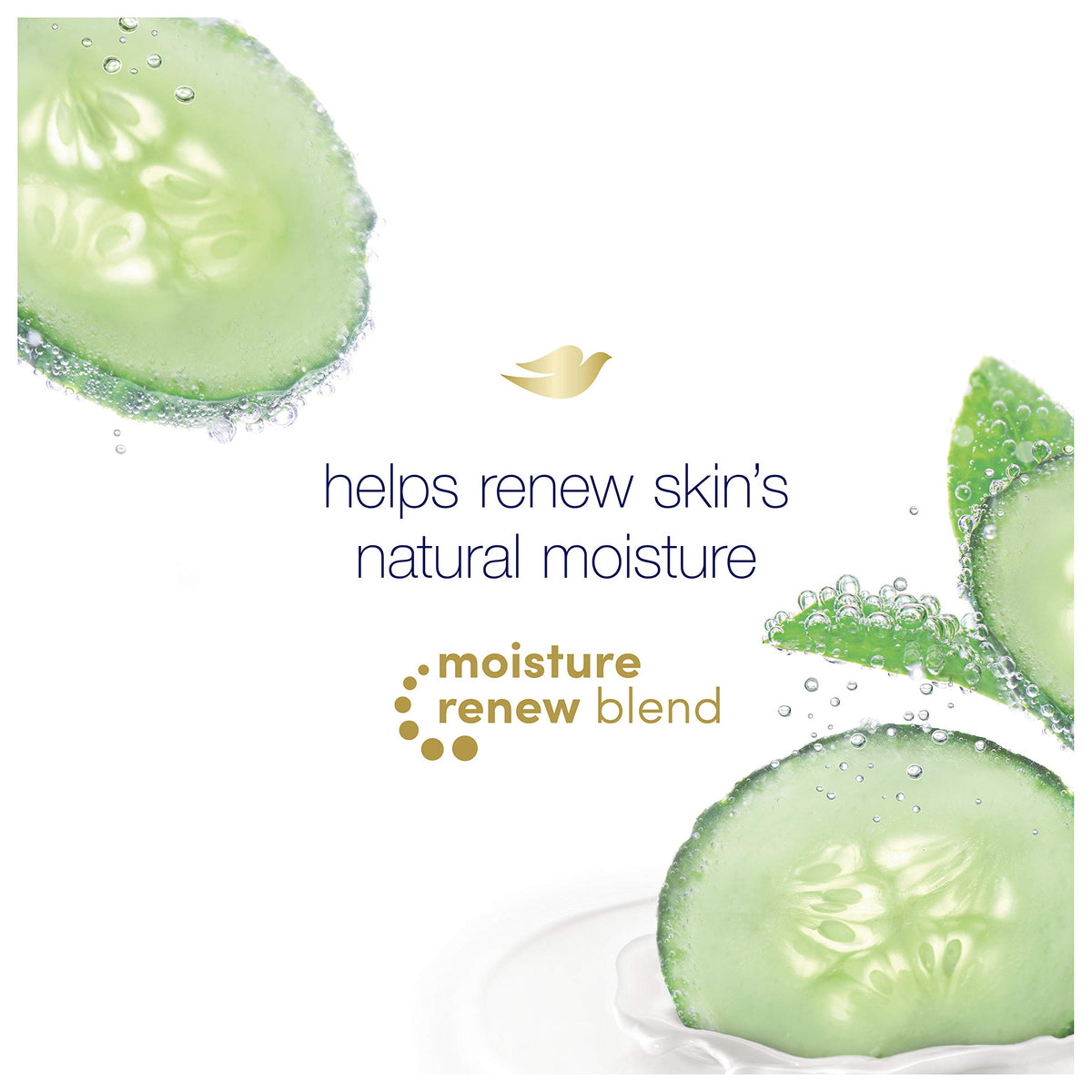 Go Fresh Cool Moisture Body Wash with Nutrium Moisture Cucumber&Green Tea Scent by Dove for Unisex - 12 oz Body Wash