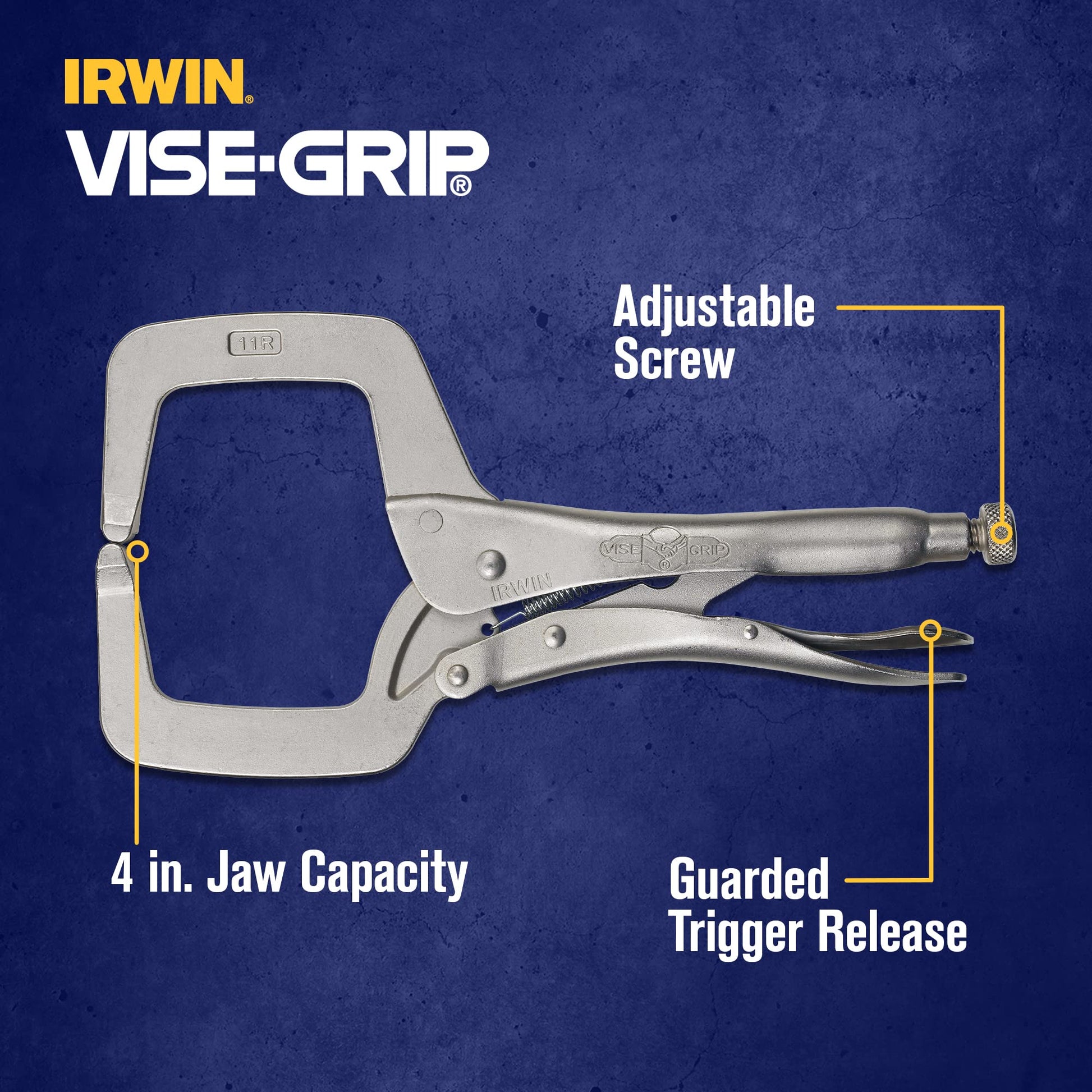 IRWIN 19 Pinza de Presión VISE-GRIP 11R, color, 11R, pack of/paquete de 1
