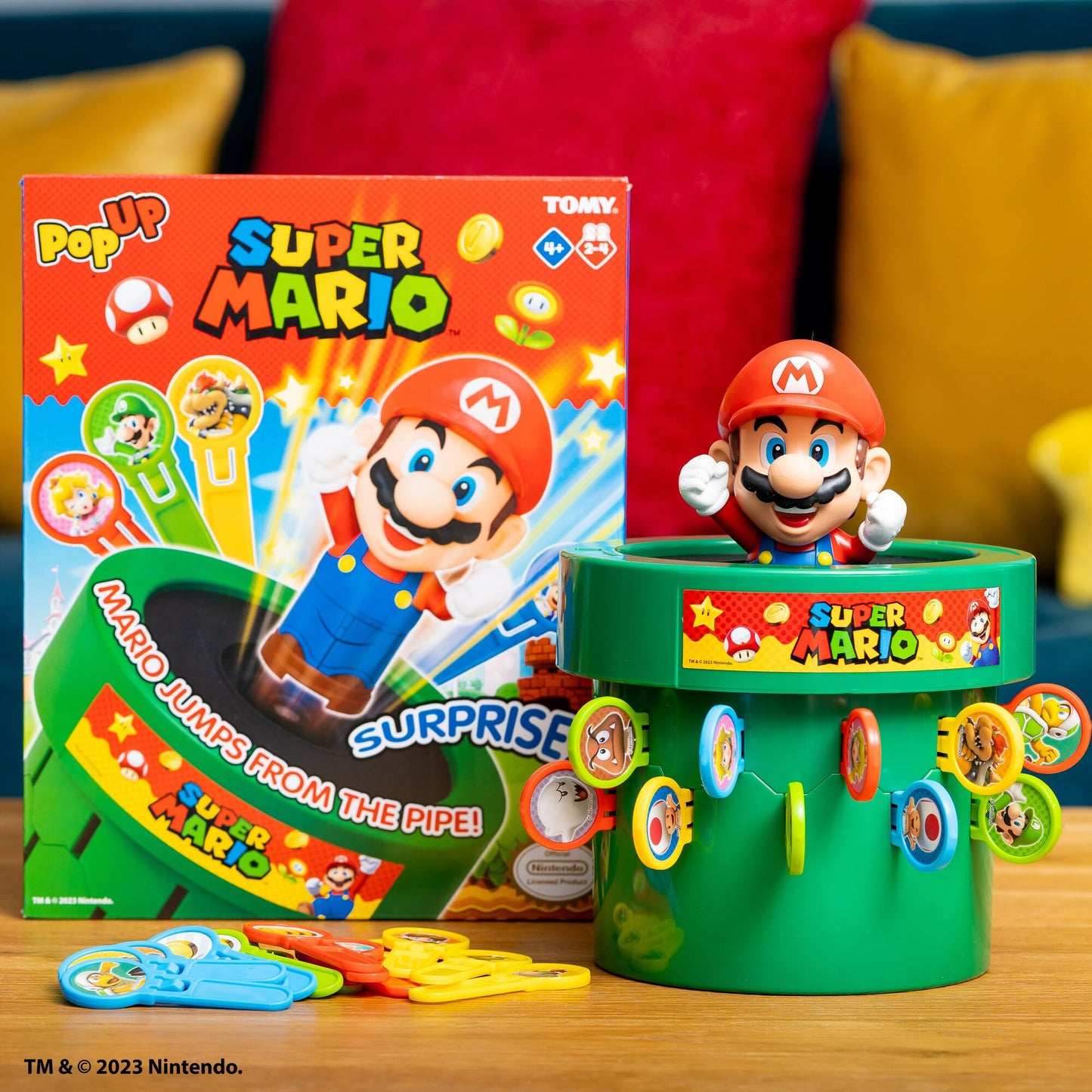 Juego de Mesa TOMY Super Mario Pop Up para Niños Ideas de Navidad