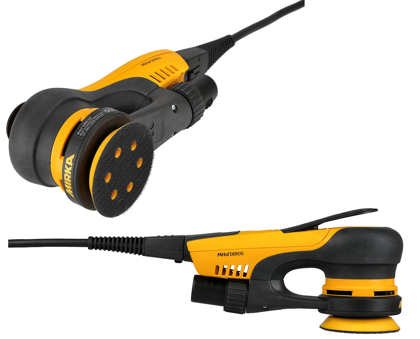 Lijadora Orbital Aleatoria Mirka DEROS 350X Amarillo Profesional