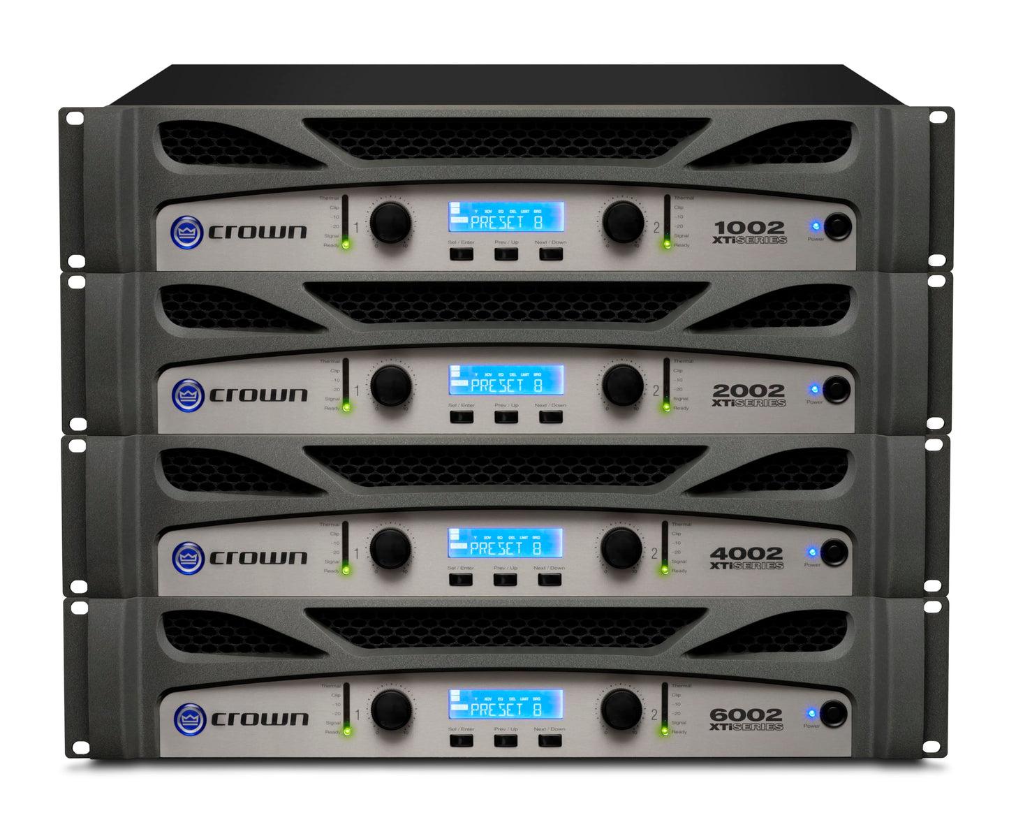 Crown XTi4002 amplificador de potencia de dos canales, 1200 vatios a 4Ω