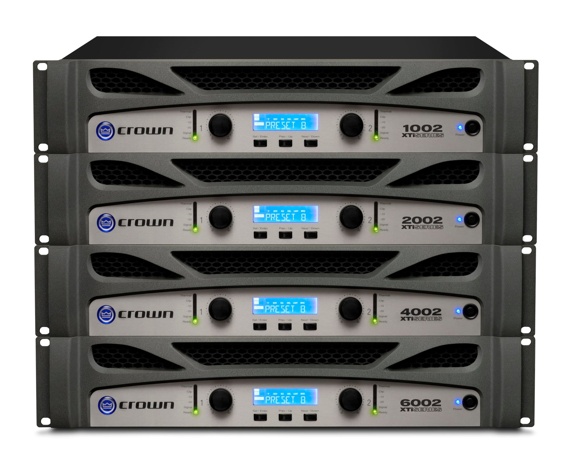 Crown XTi4002 amplificador de potencia de dos canales, 1200 vatios a 4Ω