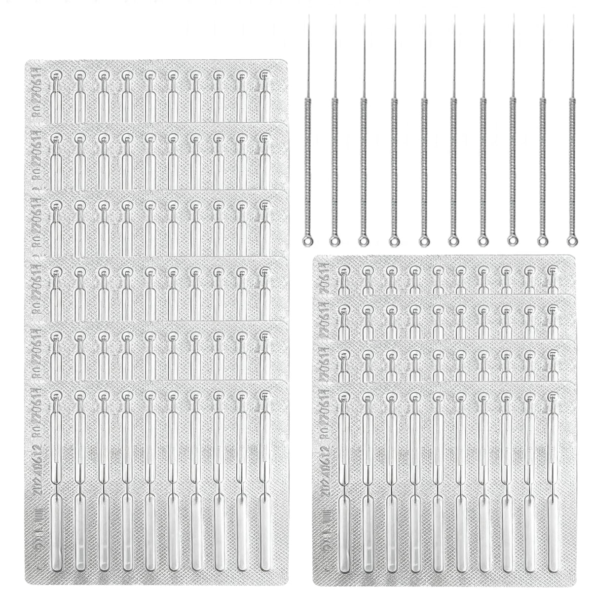 100 agujas desechables para espinillas, herramientas para eliminar manchas y manchas, comedón para eliminar manchas y manchas, piezas de herramientas de perforación de espinillas (1 unidad)