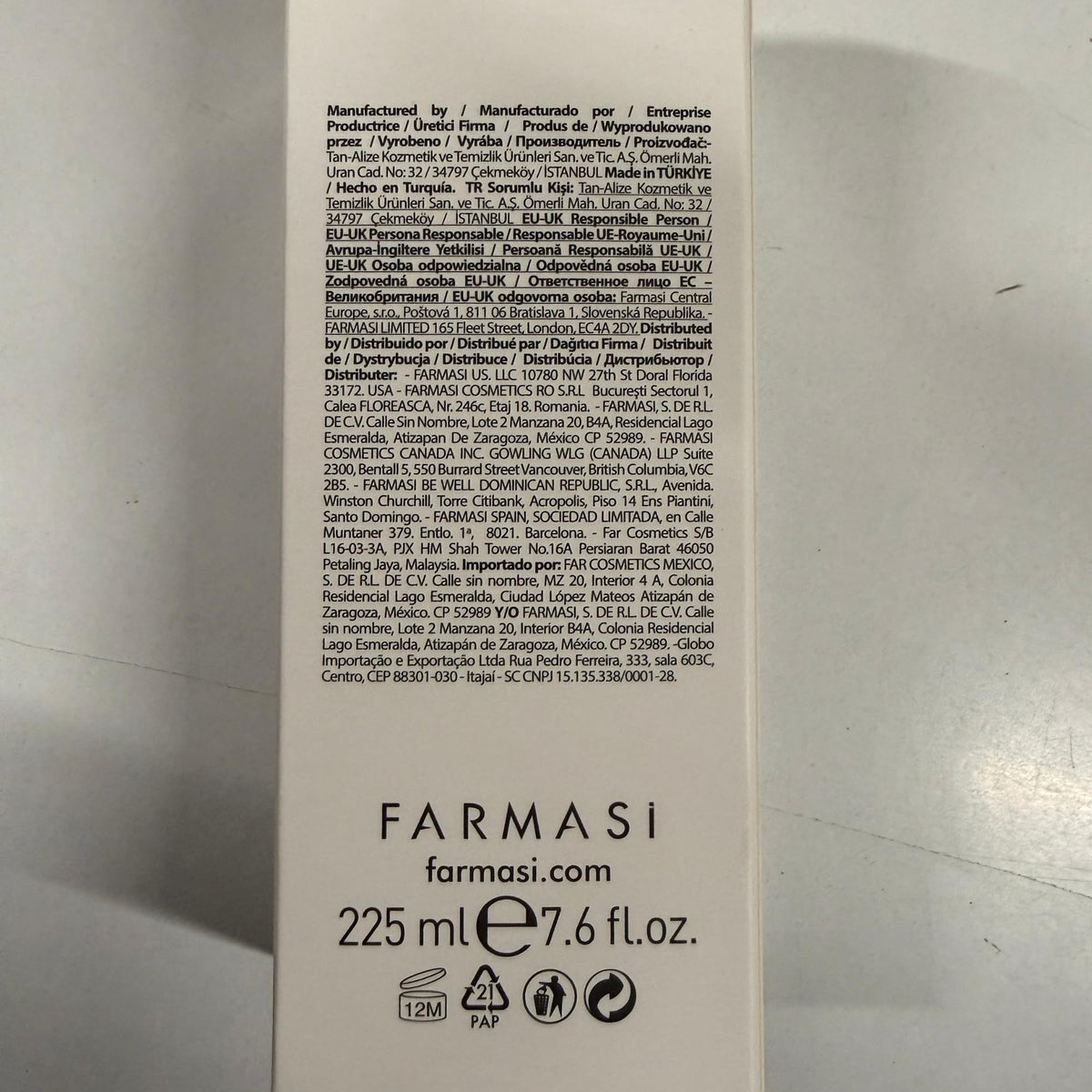 Farmasi Dr C Tuna, Advanced Hair Growth Reviving Hair Shampoo 7.6 fl oz Shampoo Reviving Champú DR. C. TUNA 225ML