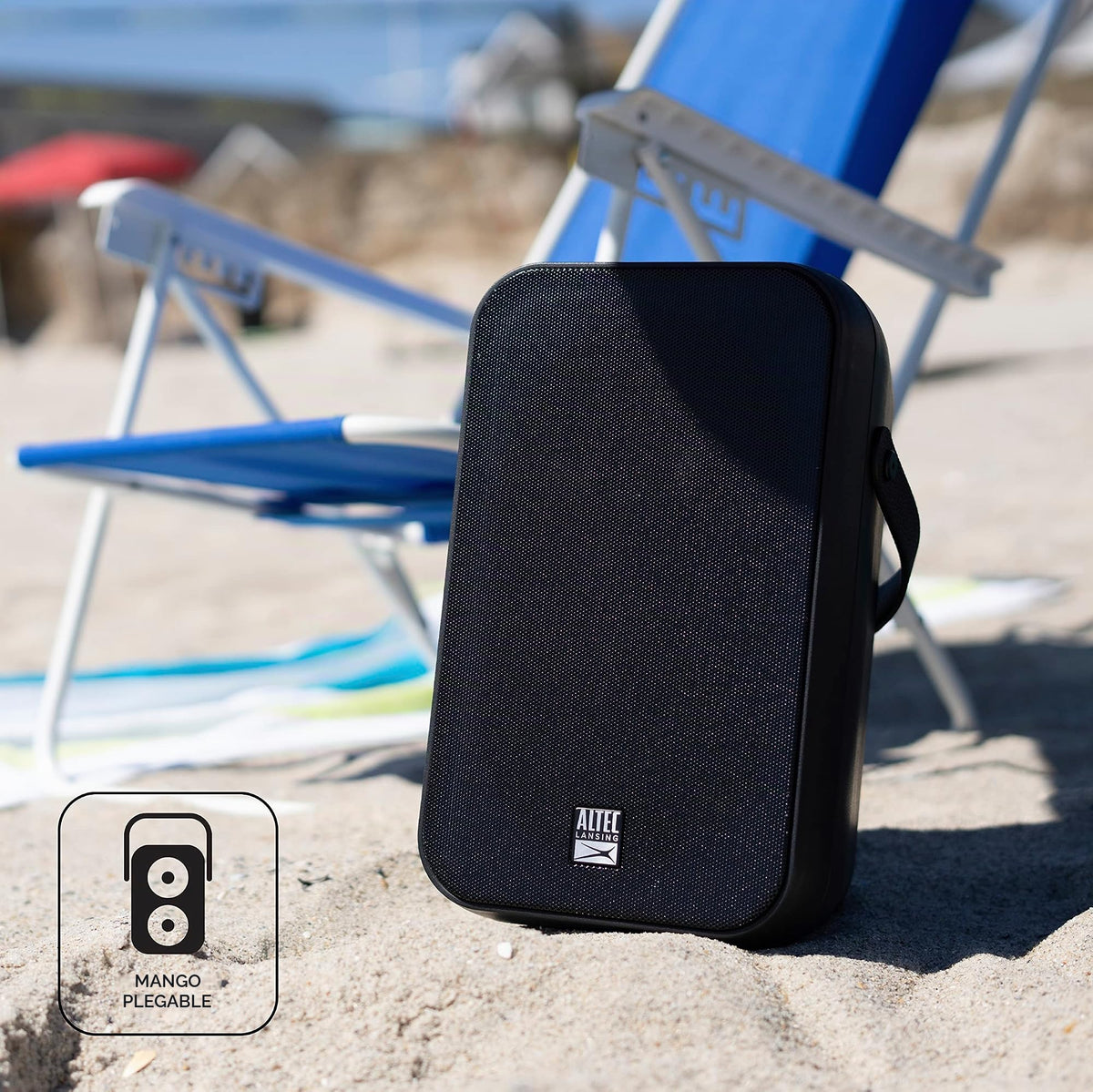Altavoz Inalámbrico Altec Lansing Negro 60W Bluetooth con Sincronización de Fiesta y Modos LED Multiples