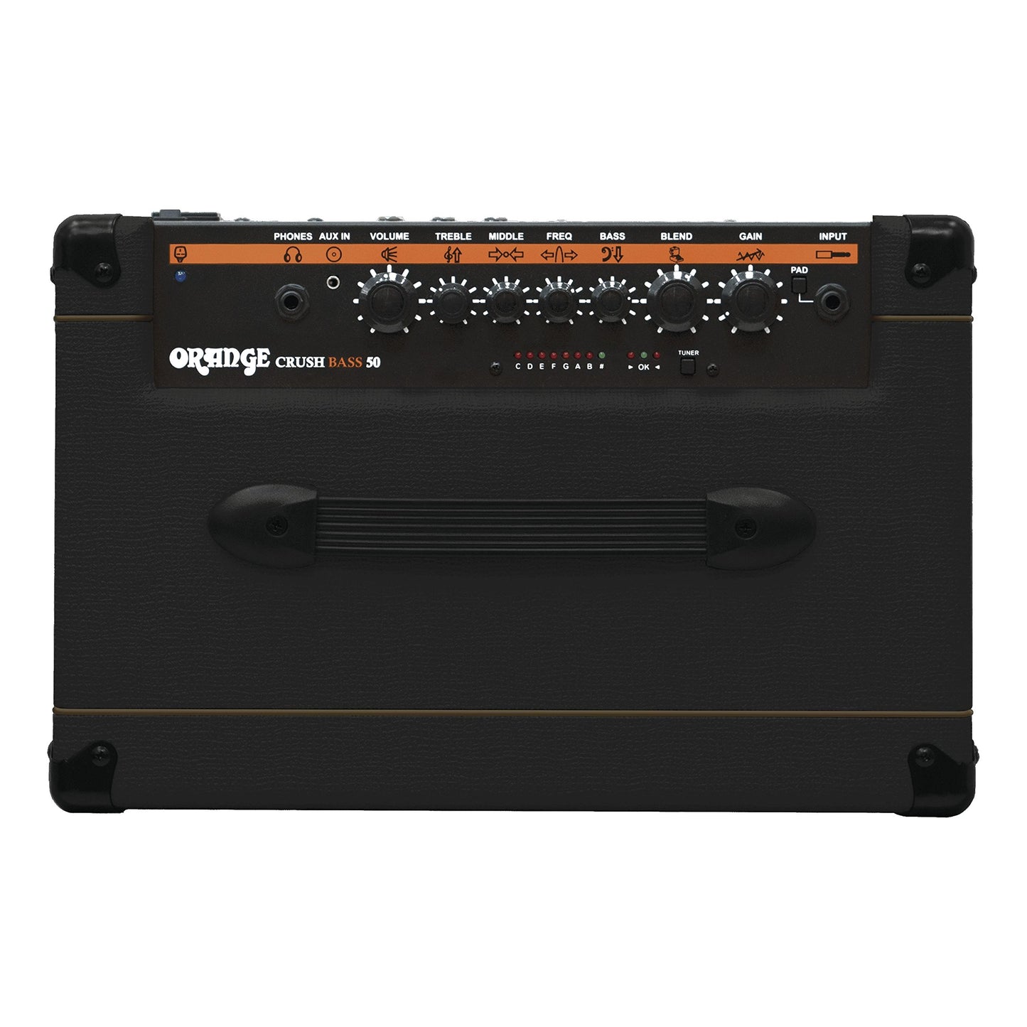 Combo de amplificador de bajo y guitarra, Crush Bass 50, Negro