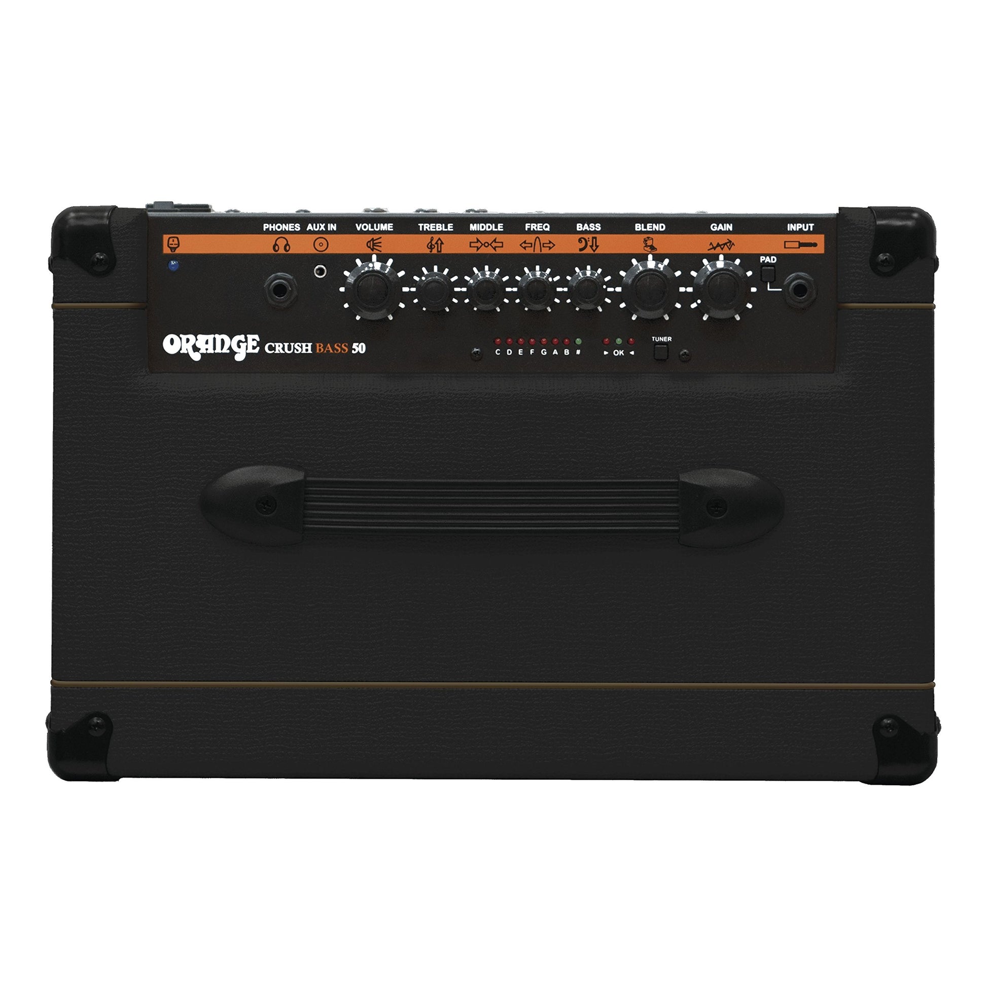Combo de amplificador de bajo y guitarra, Crush Bass 50, Negro