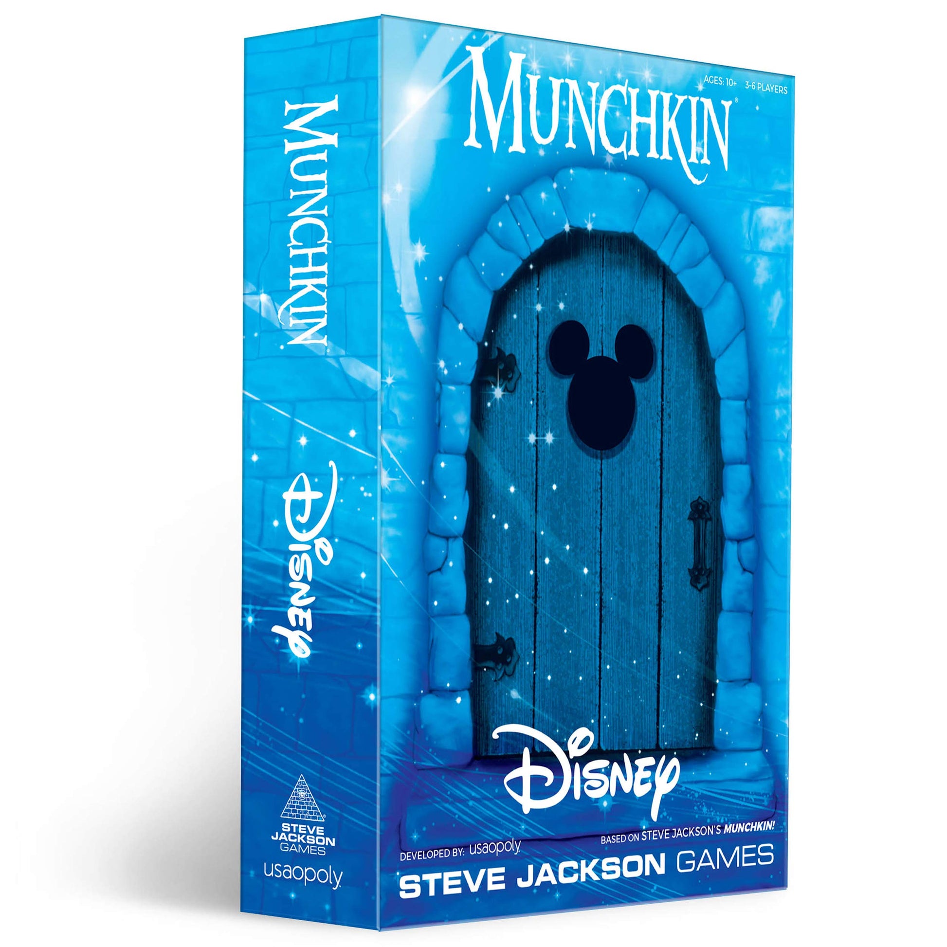 Juego de Cartas USAOPOLY Munchkin Disney con Personajes y Villanos