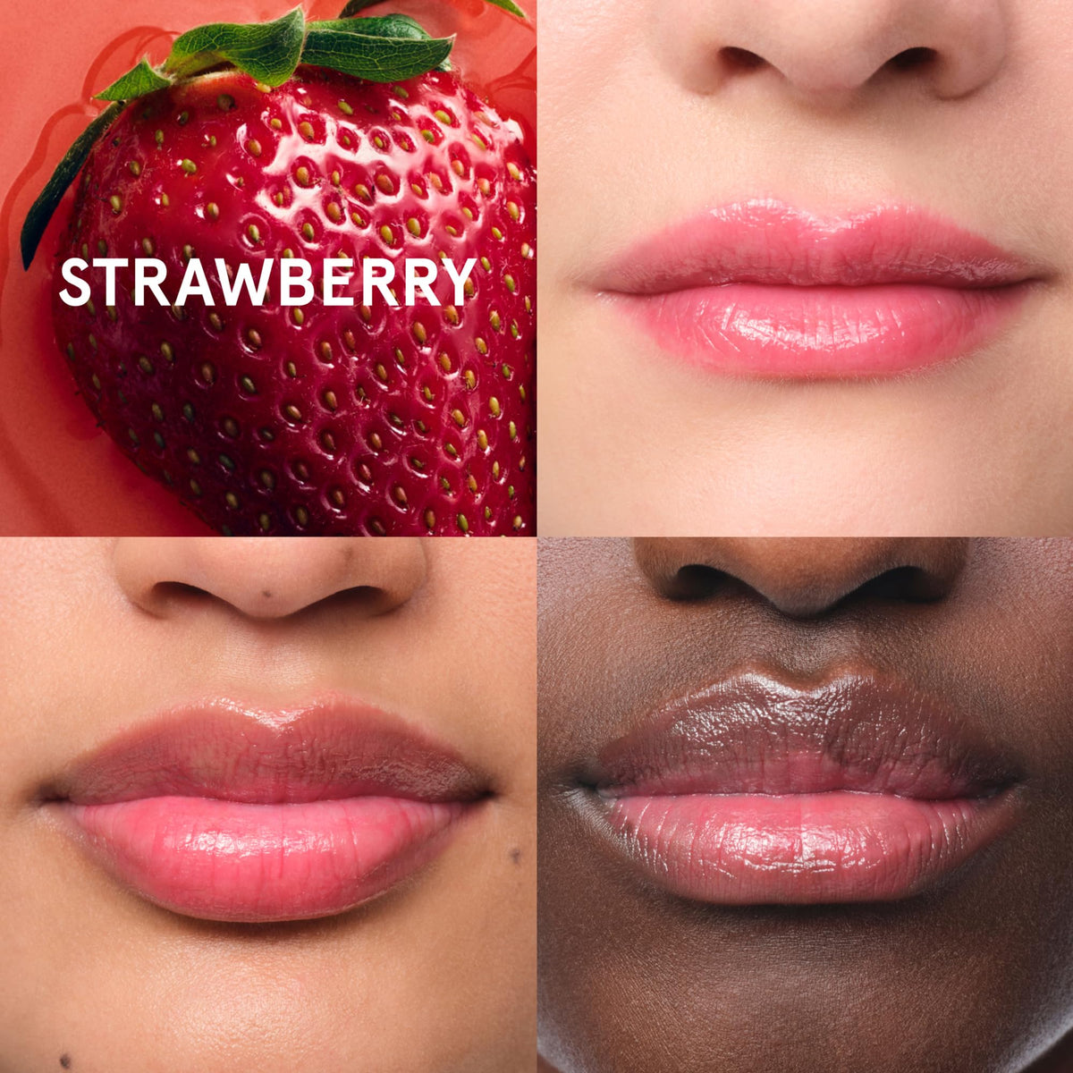 Glossier Balm Dotcom - Bálsamo labial con hidratación instantánea y sabor a fresa