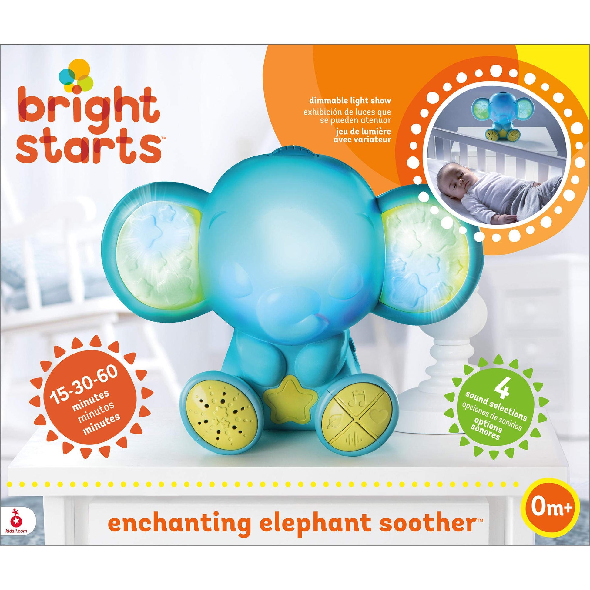 Bright Starts Soother Crib Enchanting Elephant
