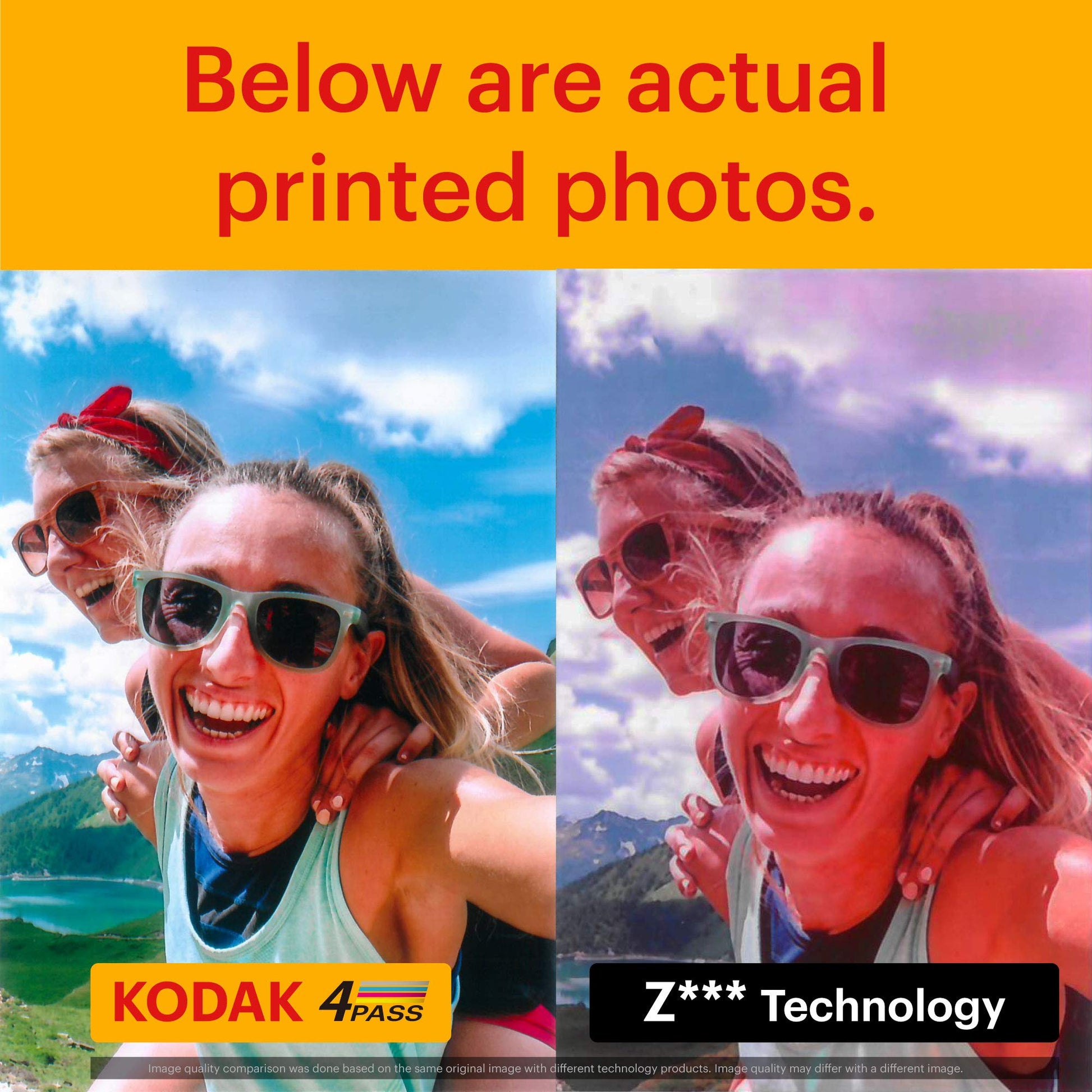 Kodak Mini 2 Plus Impresora Fotográfica Inalámbrica Portátil,Tecnología 4Pass y Proceso de Laminación, Calidad Premium – Amarillo