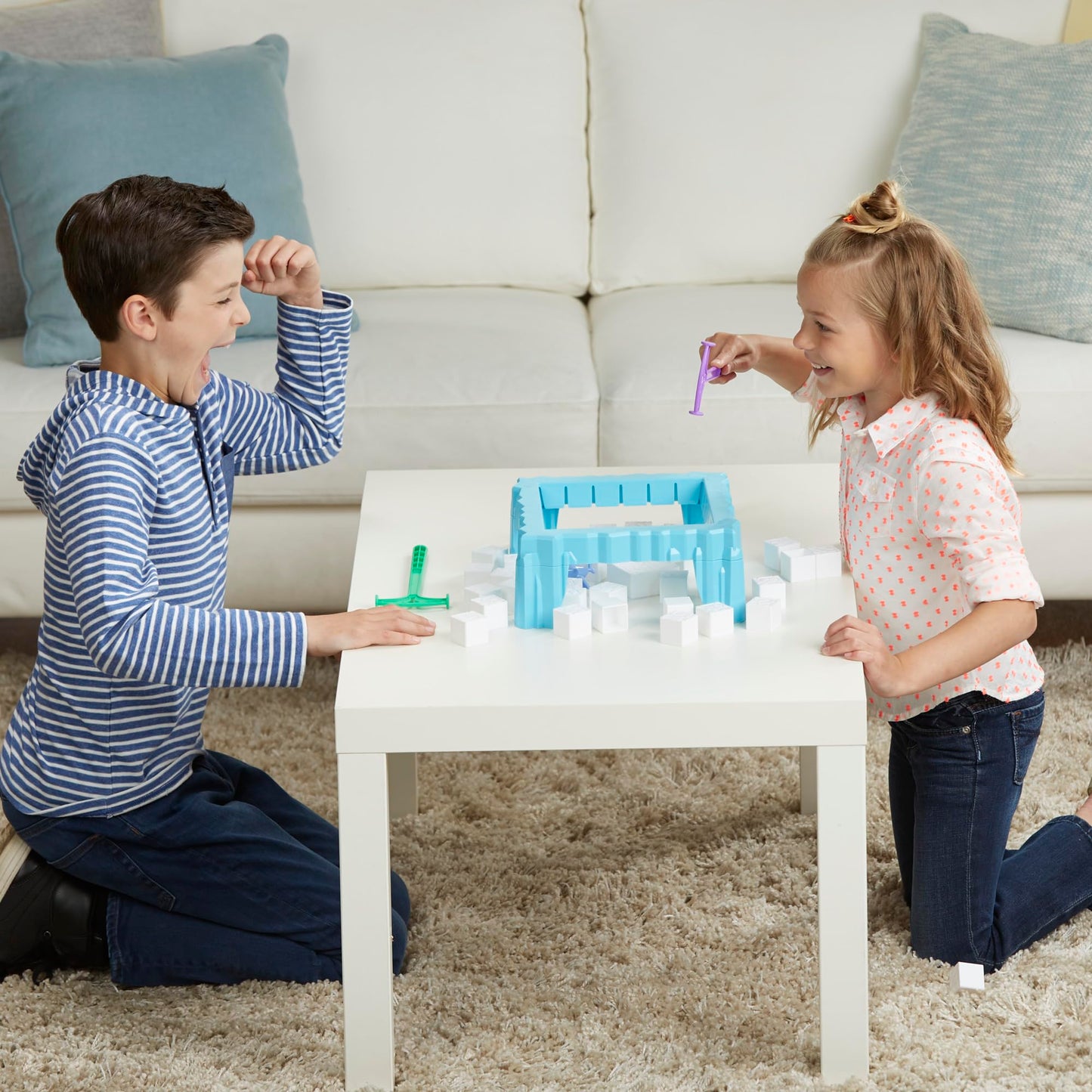 Hasbro Gaming Don't Break The Ice Juego Preescolar, Juegos de Mesa para niños a Partir de 3 años