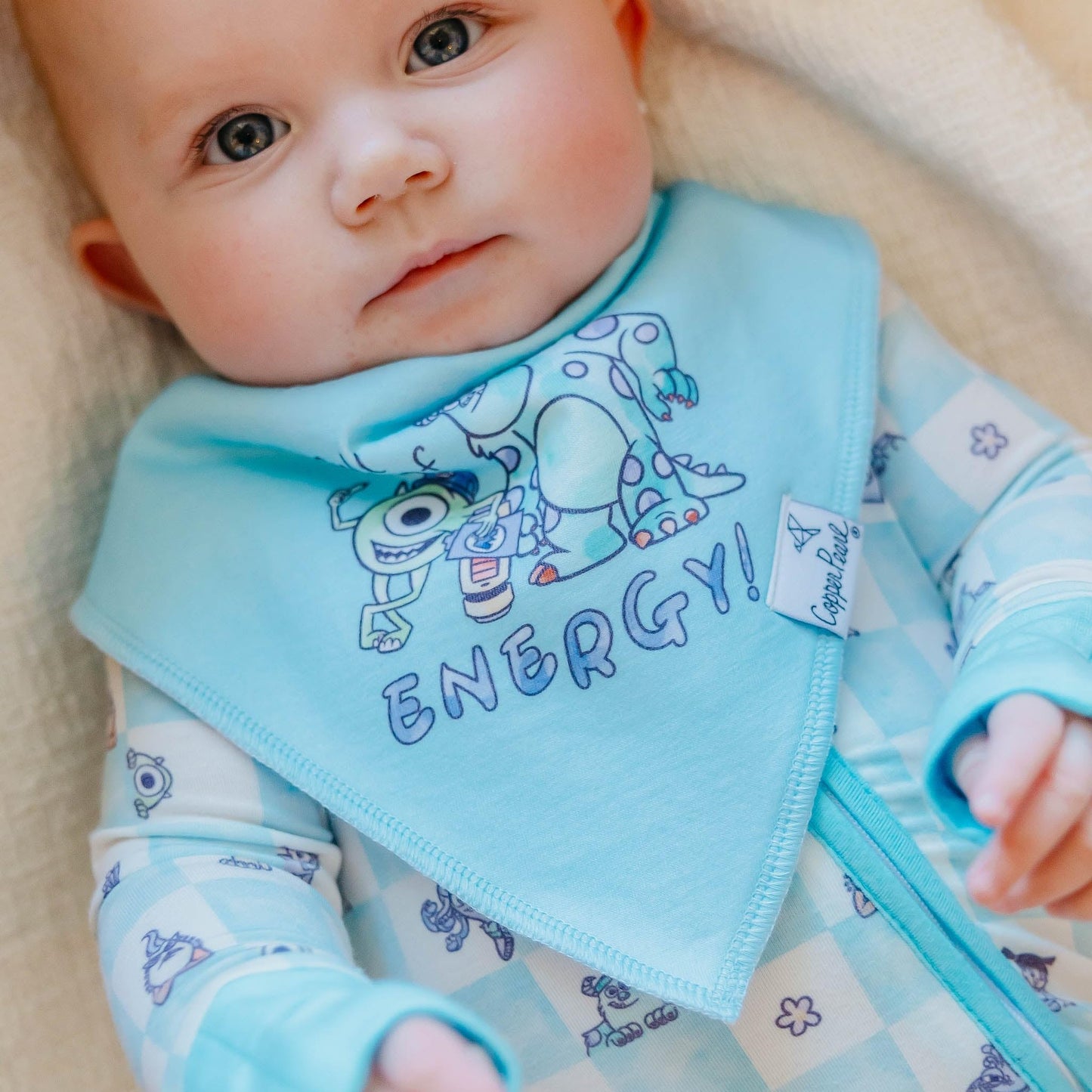 Copper Pearl, Monsters Inc Medley - Juego de babero bandana