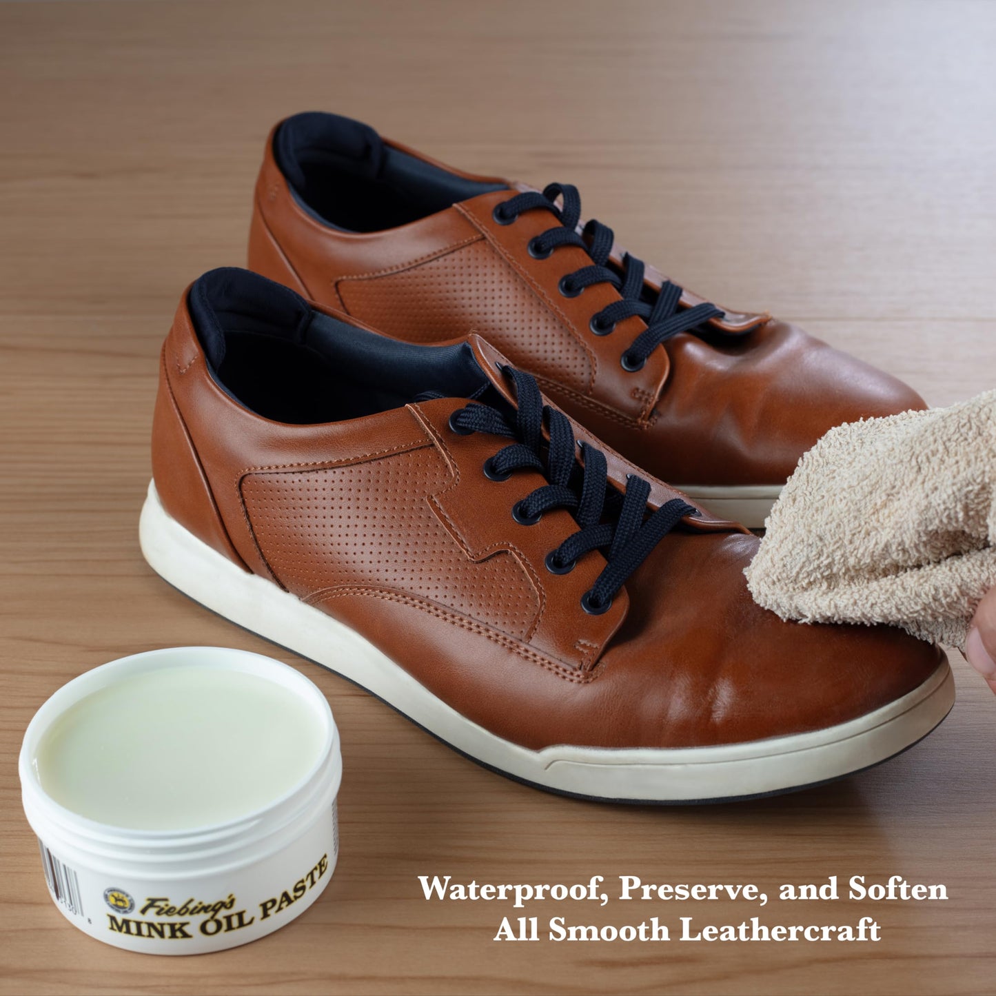 Fiebing's - Aceite de visón para botas de piel (2 unidades, 6 onzas cada uno) - Limpiador y acondicionador de piel - Impermeable, conserva, suaviza todas las manualidades de piel suave y vinilo, evita