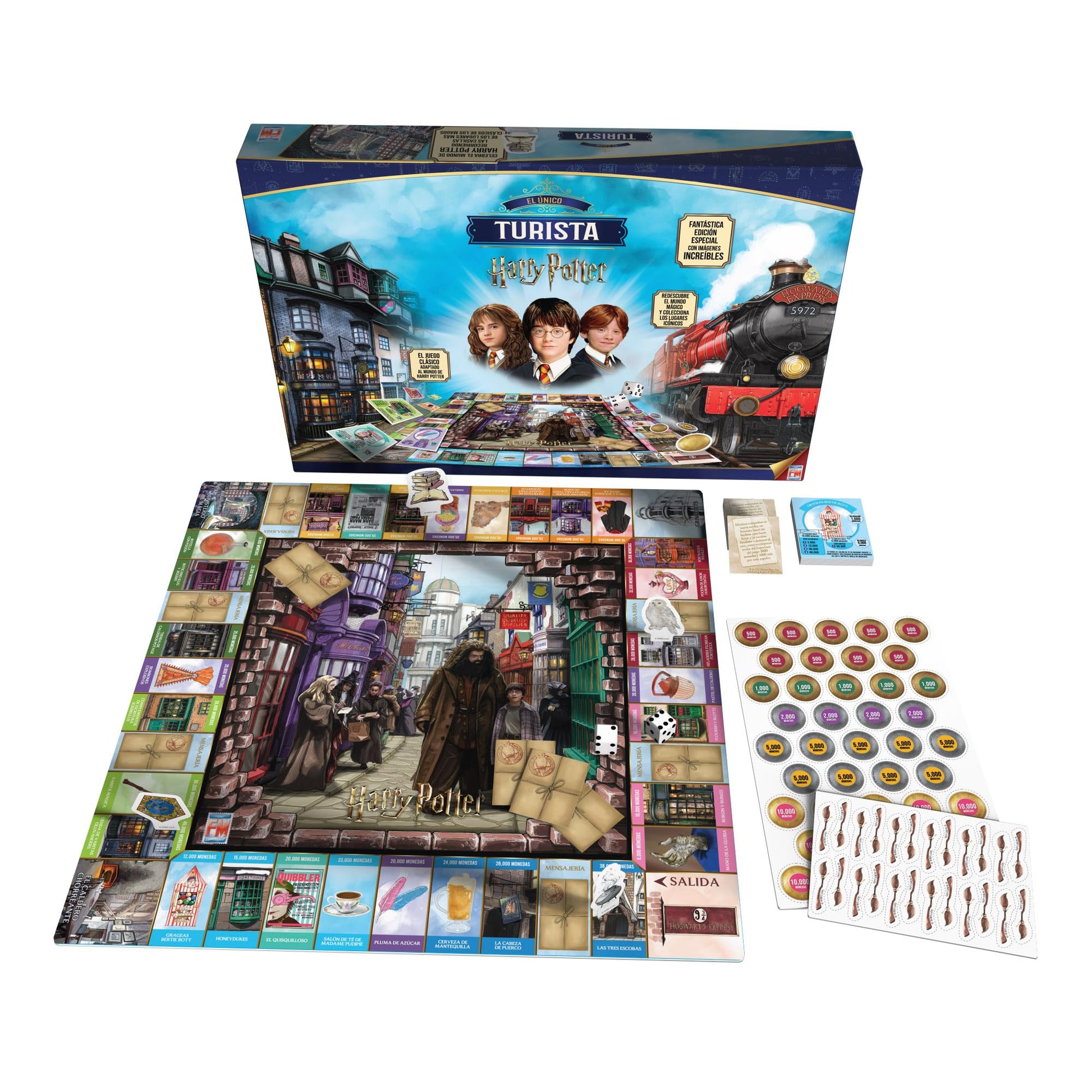 Juego de Mesa Turista Mundial Edición Especial Harry Potter Mágico