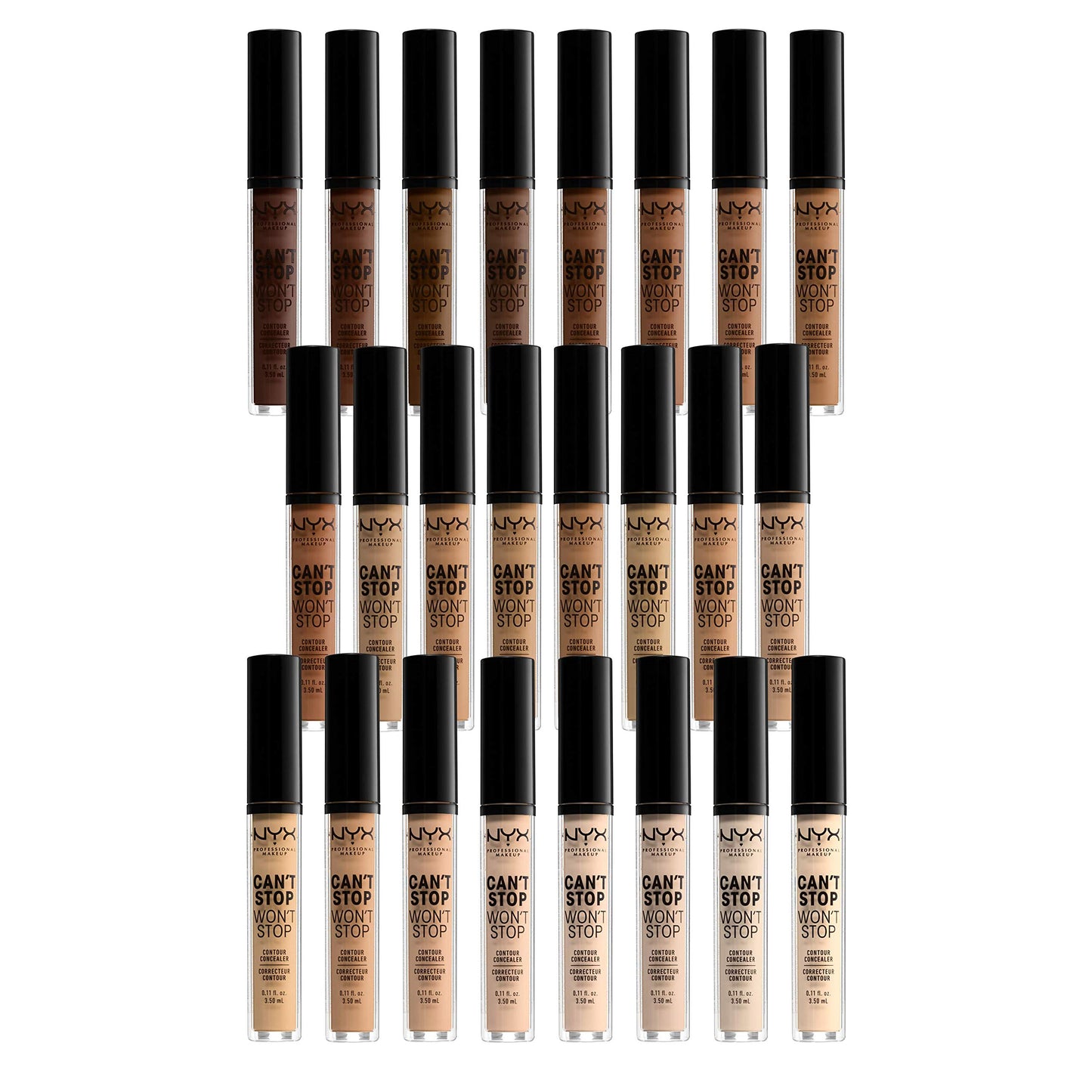 Corrector NYX Professional Makeup Natural Can’t Stop Won’t Stop