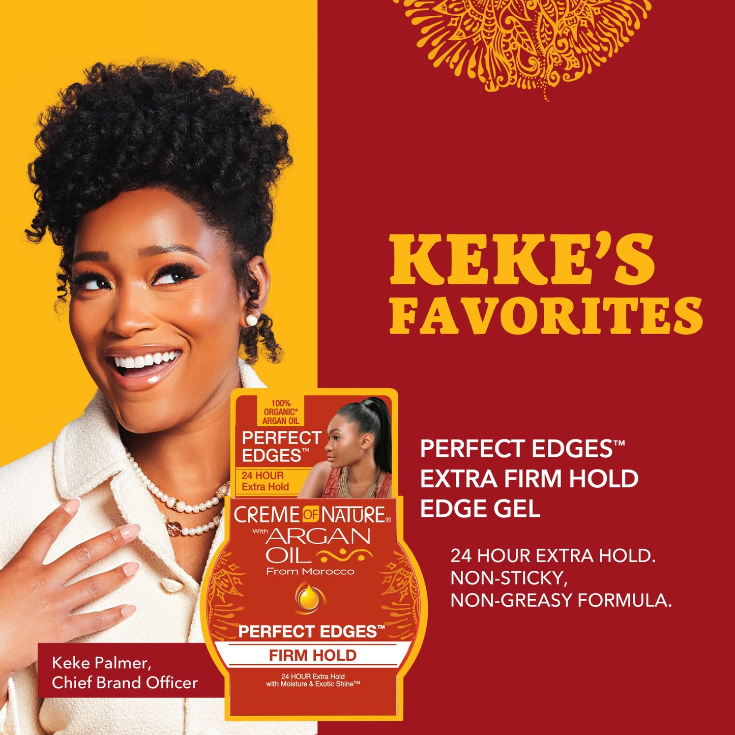 Creme of Nature Argan Oil Perfect Edges Extra Hold (2.25 oz)