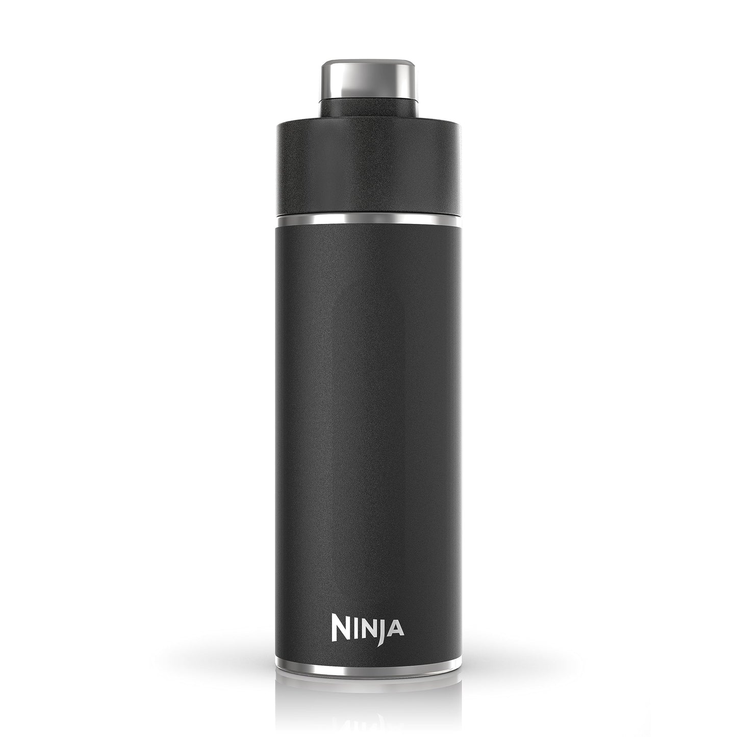 Botella de Agua Ninja Negra de Acero Inoxidable Aislada para Bebidas Gaseosas 24 Onzas