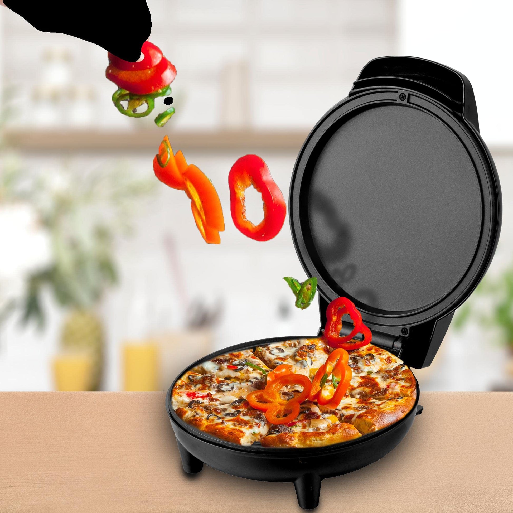 Courant - Plancha compacta y mini horno de 7 pulgadas, plancha personal
