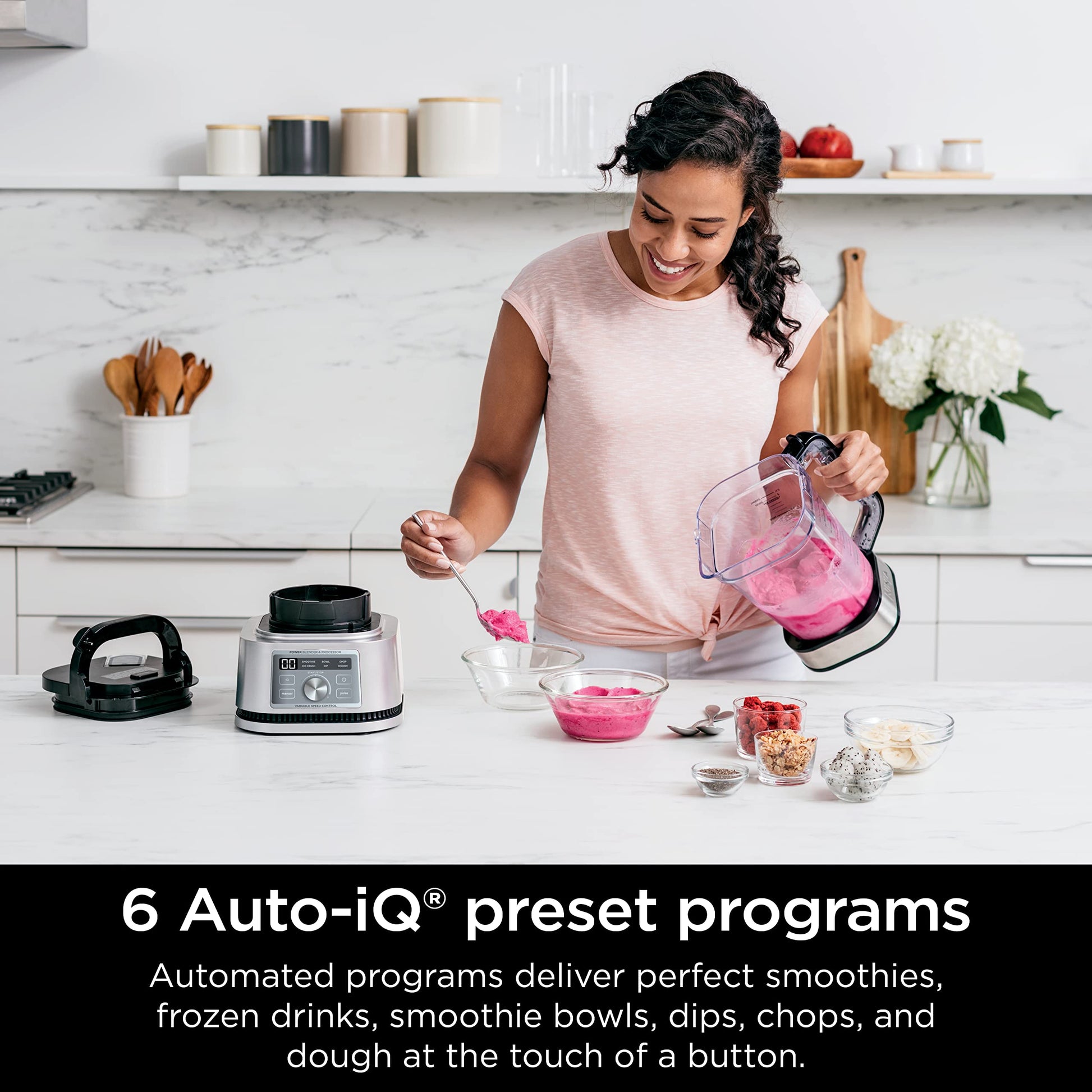 Licuadora y Procesador de Alimentos Ninja smartTORQUE Foodi SS201