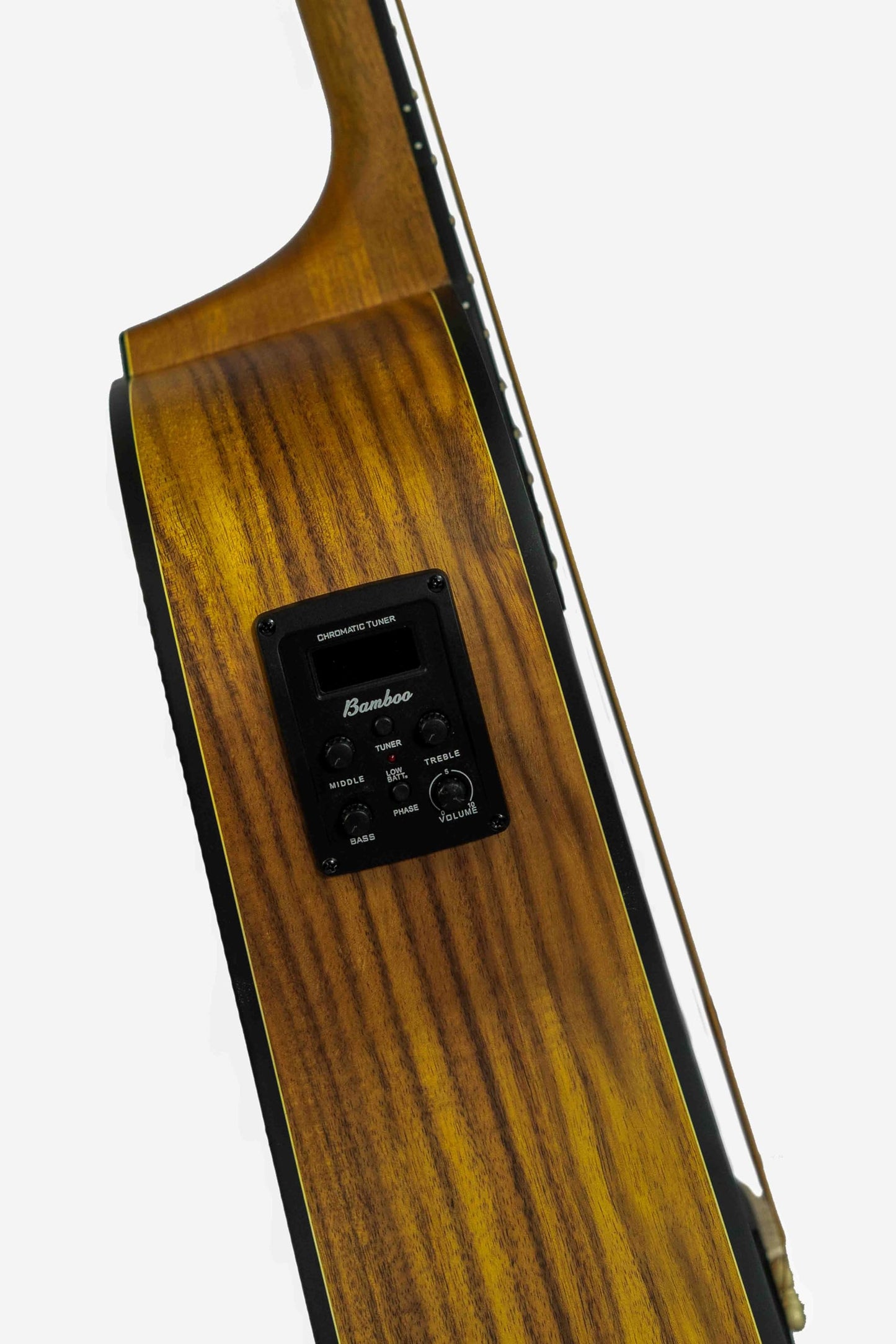 BAMBOO, Guitarra 12 cuerdas, Docerola, Guitarra Electroacustica Koa con Funda Accolchada, 42 pulgadas, madera Koa.