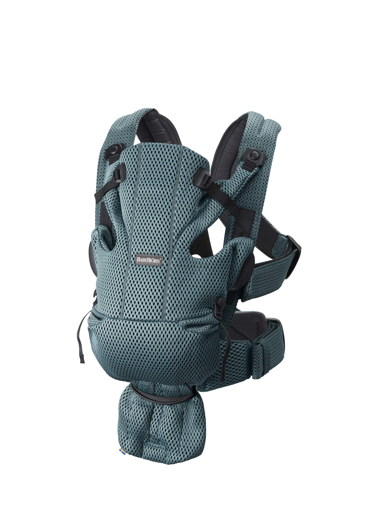 BabyBjörn - Portabebés, malla 3D, verde salvia