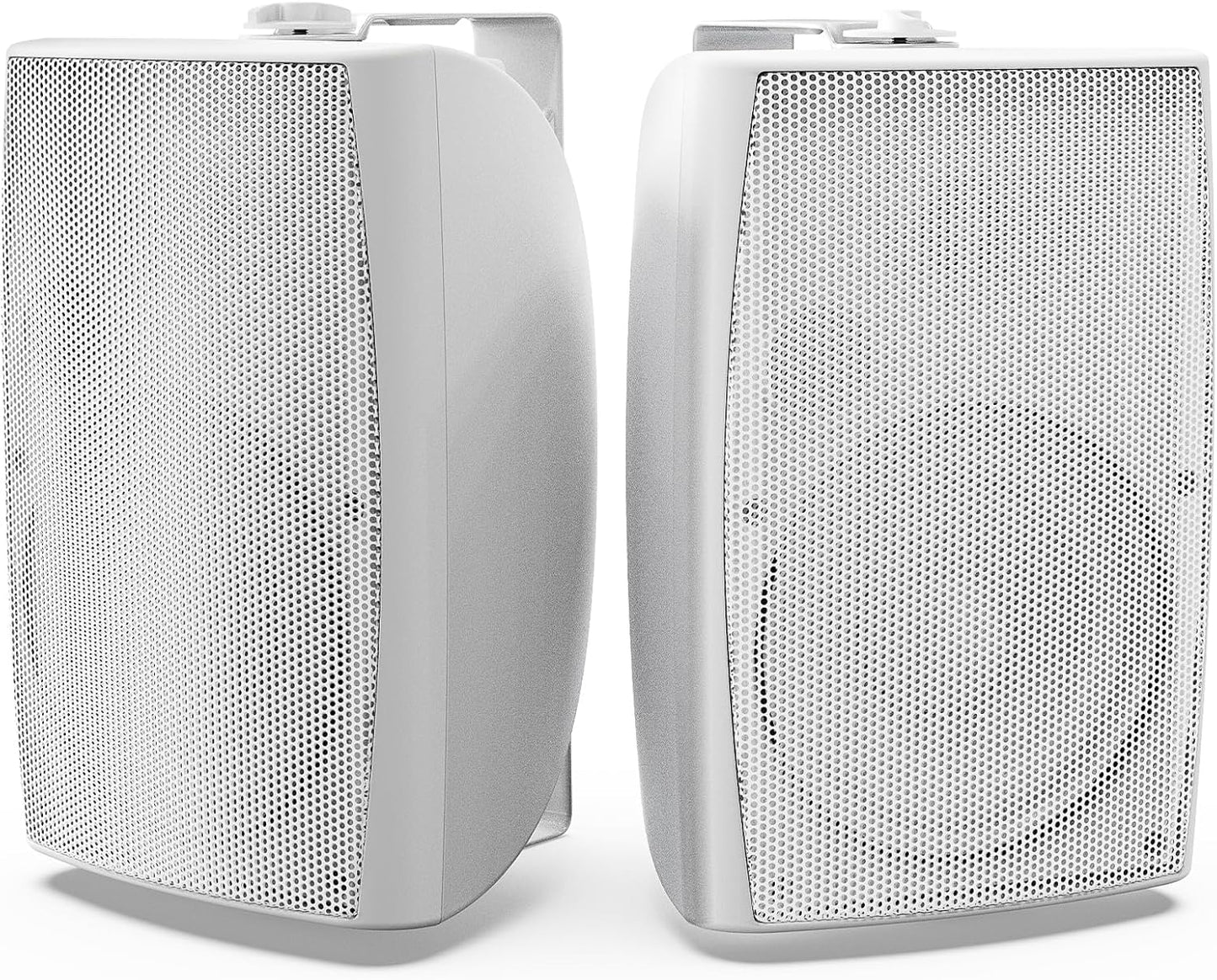 Herdio 8 Pulgadas 600 W Altavoces pasivos Impermeables con Cable con Graves potentes, Montaje en Pared, Sistema de Sonido Fuerte Duradero, Adecuado para Patio, jardín, Porche, Patio Trasero, Cine en