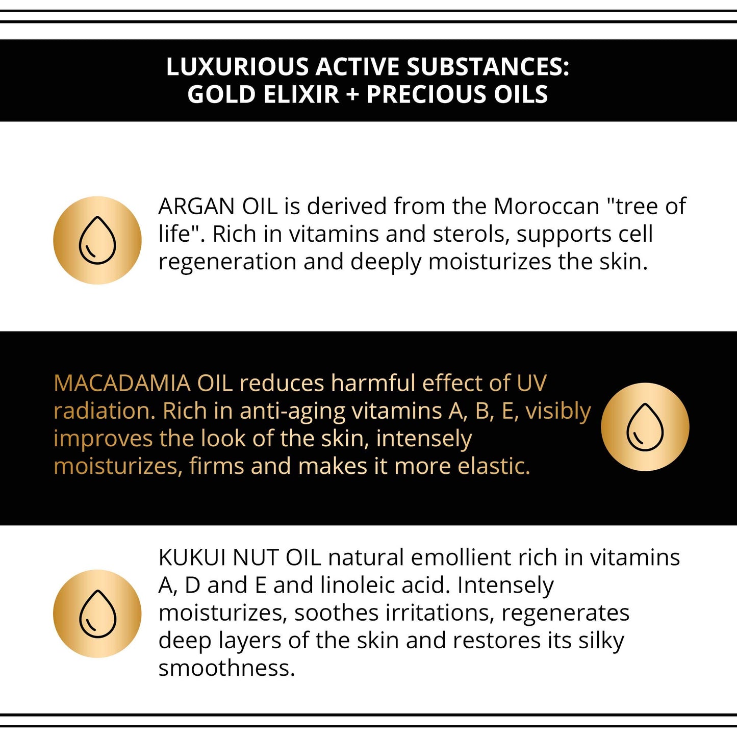 Gold Lift Expert - Suero de crema nutritiva de lujo con oro de 24 quilates a partir de 50 años