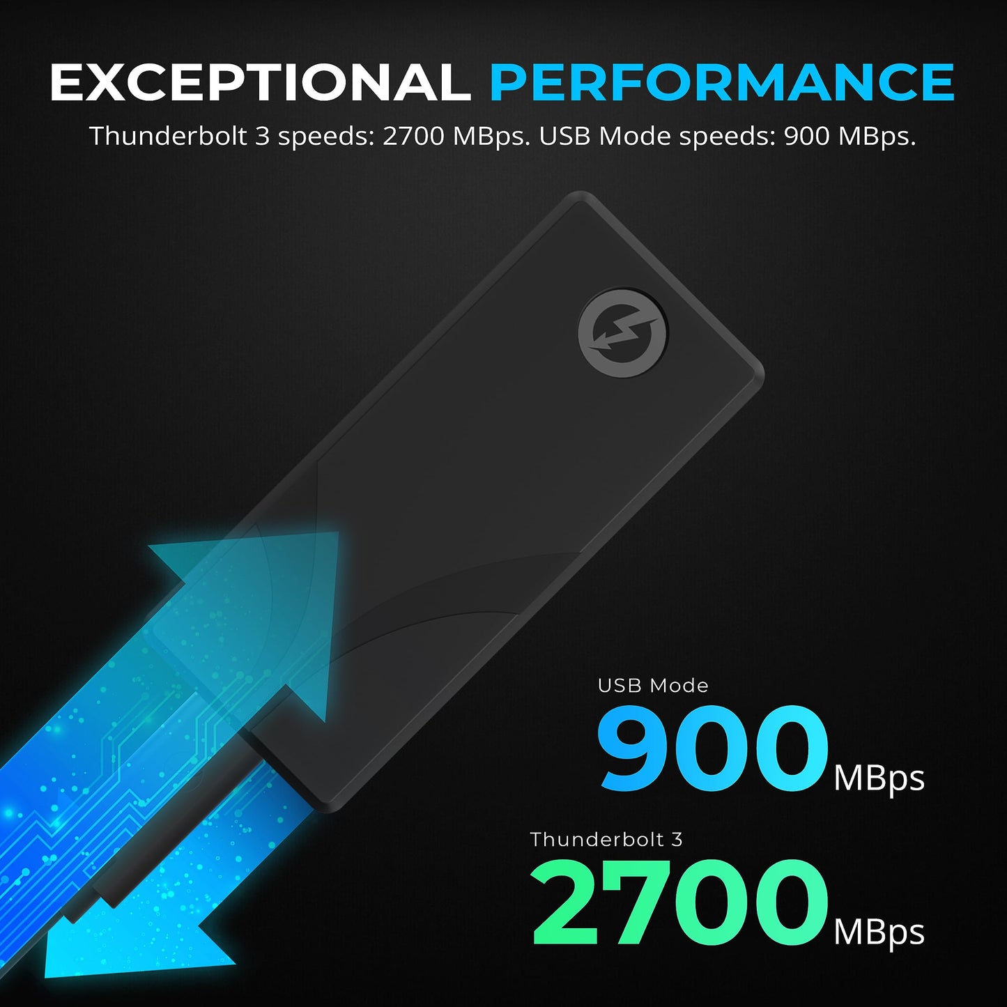 SSD Externo Sabrent Rocket Nano XTRM Plata Velocidades Hasta 2700 MBps