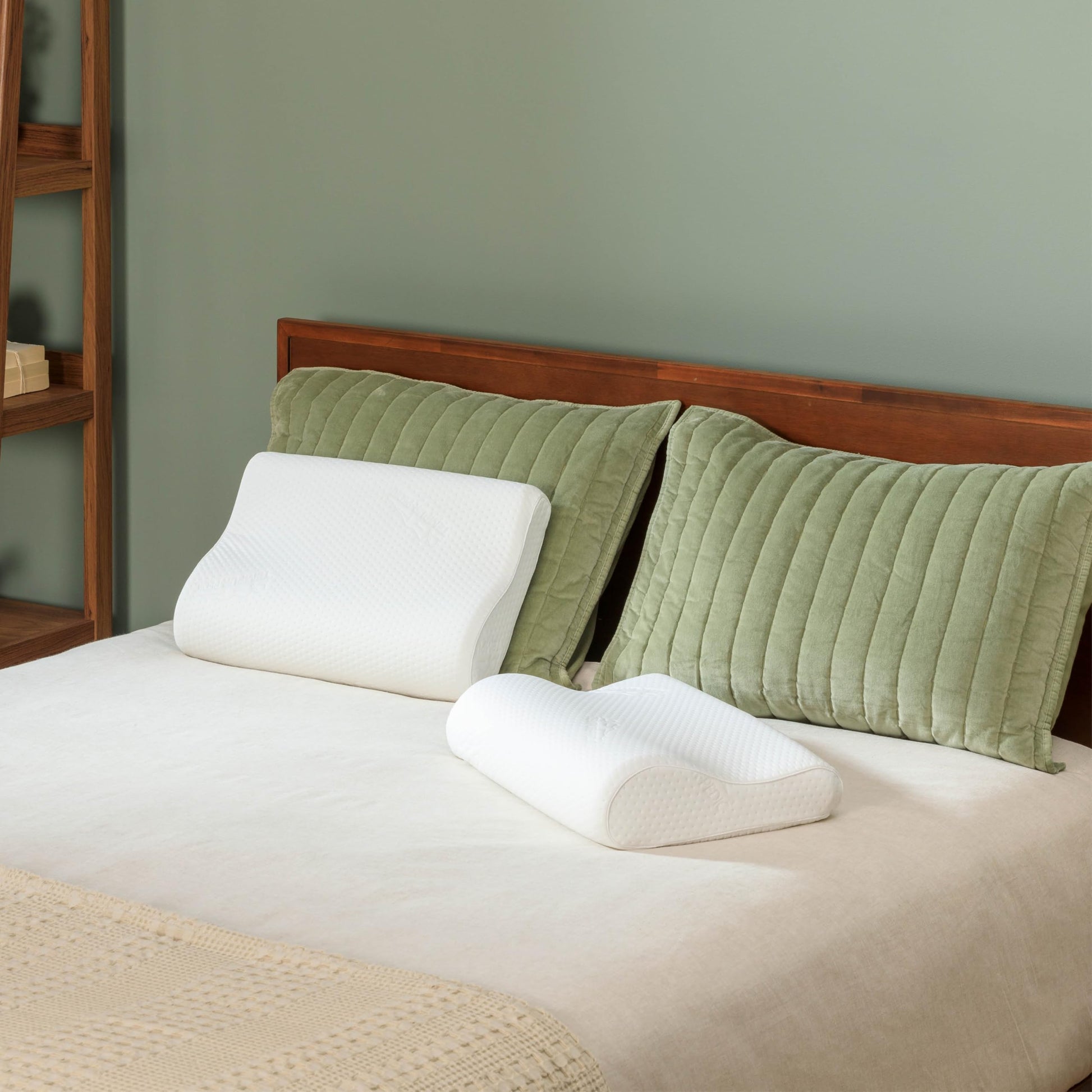 Almohada Tempur-Pedic TEMPUR-Ergo Neck Mediana Blanca Soporte Firme Cubierta Lavable