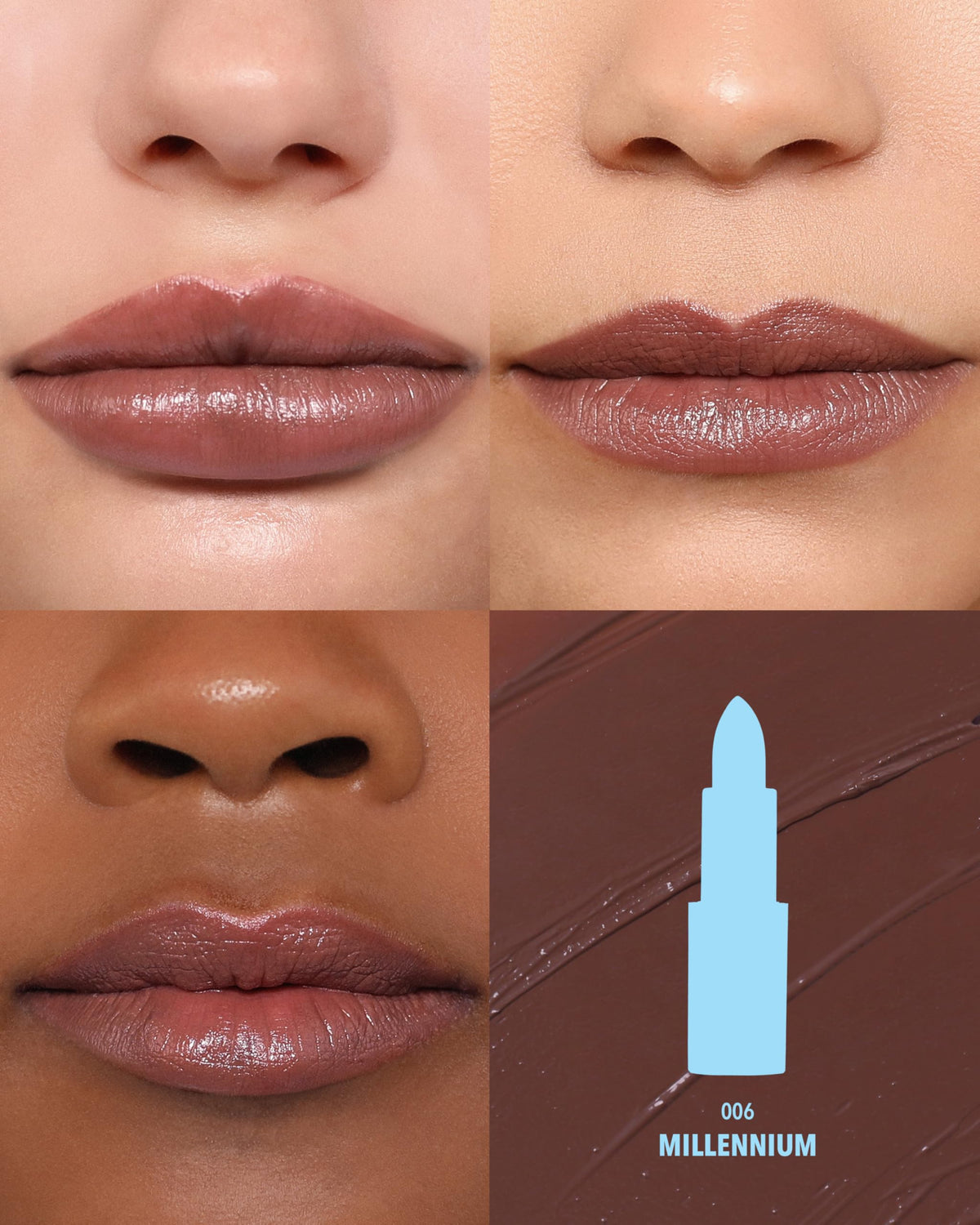MOIRA CHIC SATIN LIPSTICK (006, MILLENIUM)