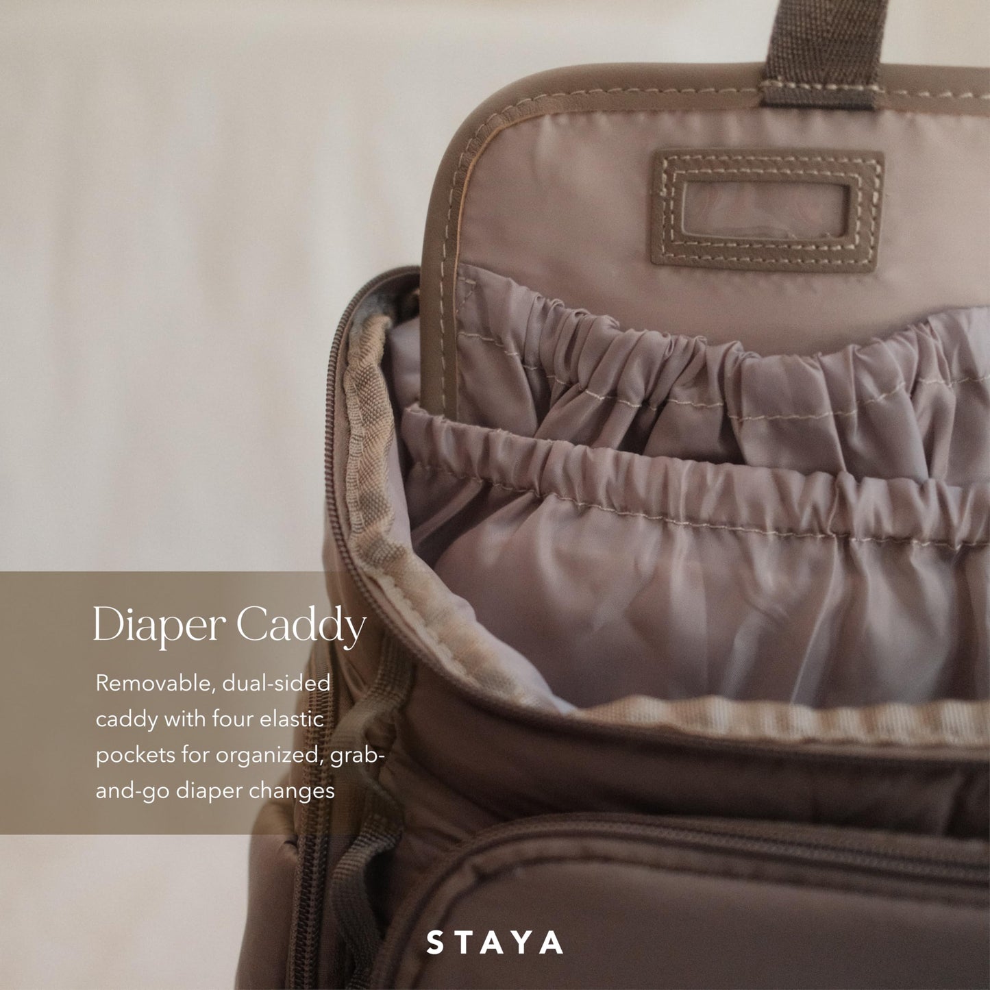 Staya- Cloud Bolsa de pañales, Topo, Medium, Bolsa Daiper