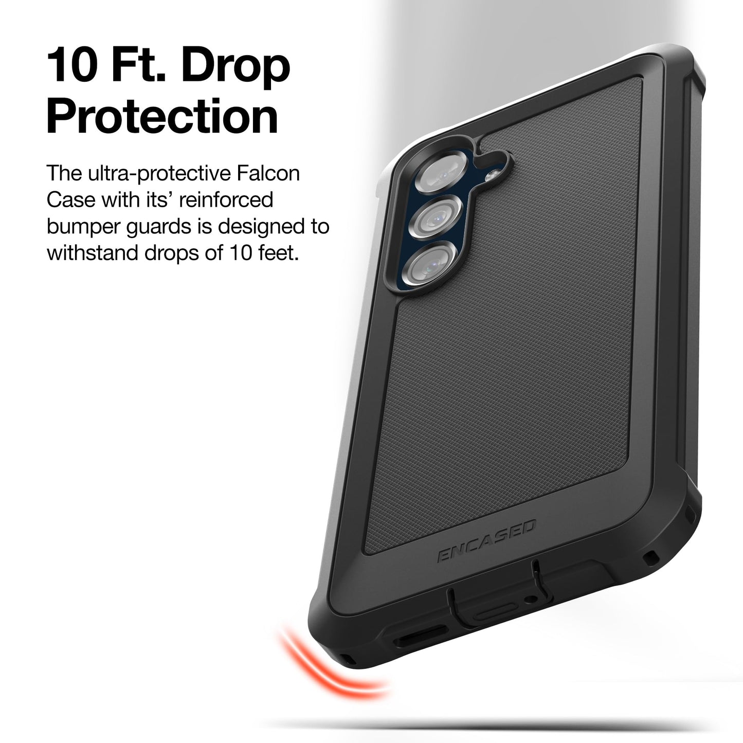 Funda protectora resistente para Samsung Galaxy A35 5G con clip para cinturón y protector de visualización (vidrio templado), color negro
