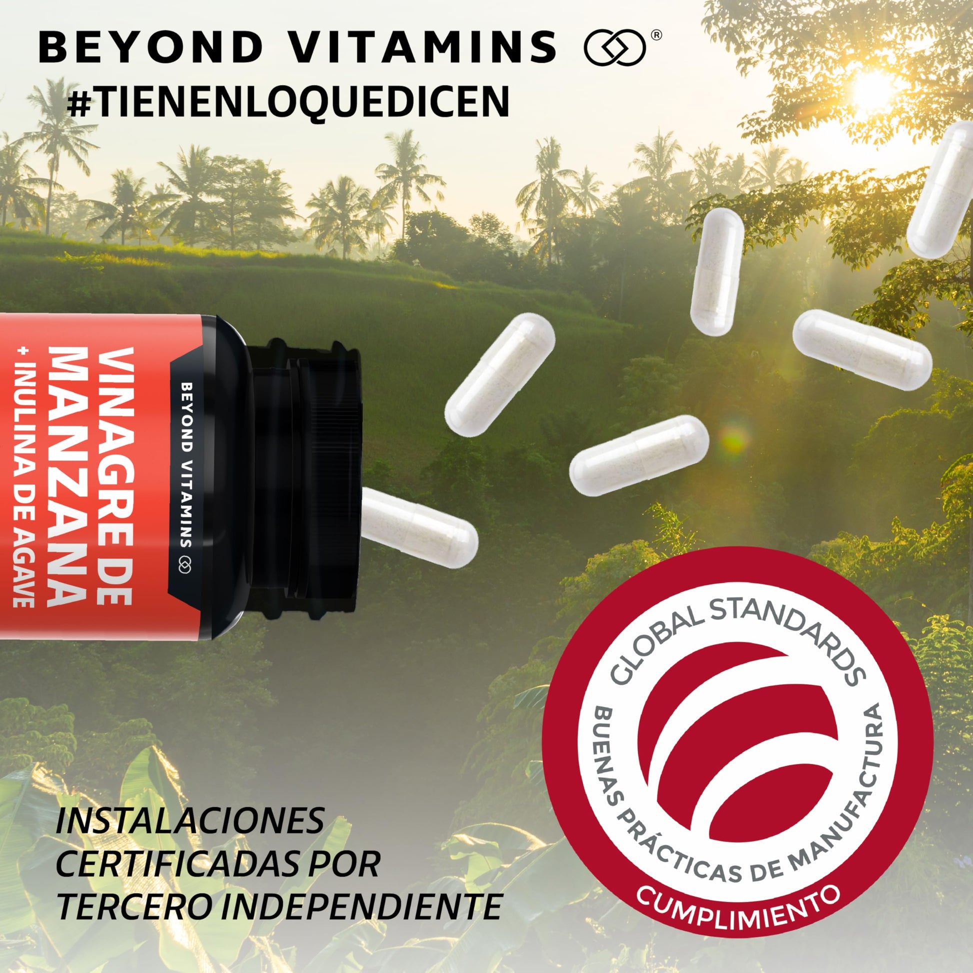 Vinagre de Manzana Daily Life con Inulina de Agave Cápsulas 150 Gummy Free y sin Azúcar