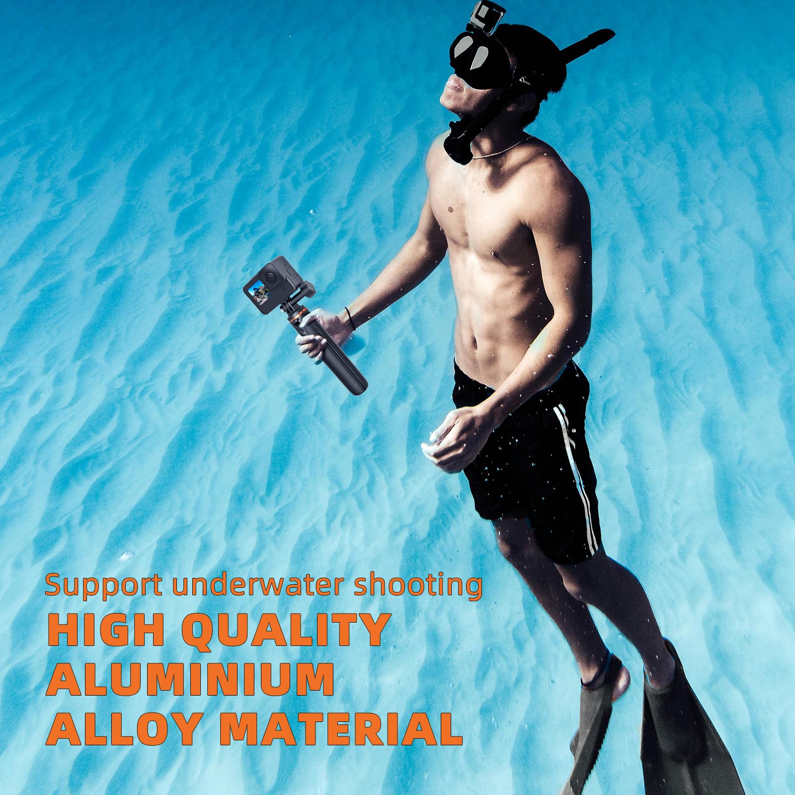 Trípode Extensible DJI 53.74 Pulgadas para Cámara GoPro y Osmo Pocket 3