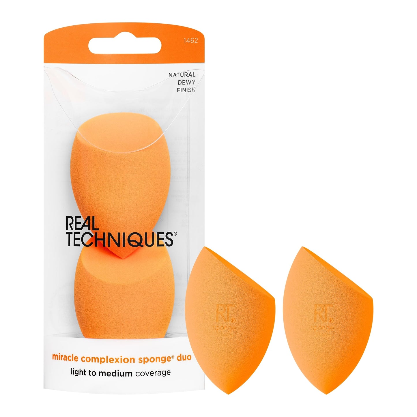 Esponjas de Maquillaje Real Techniques Naranja Paquete de 2 con Tecnología de Espuma