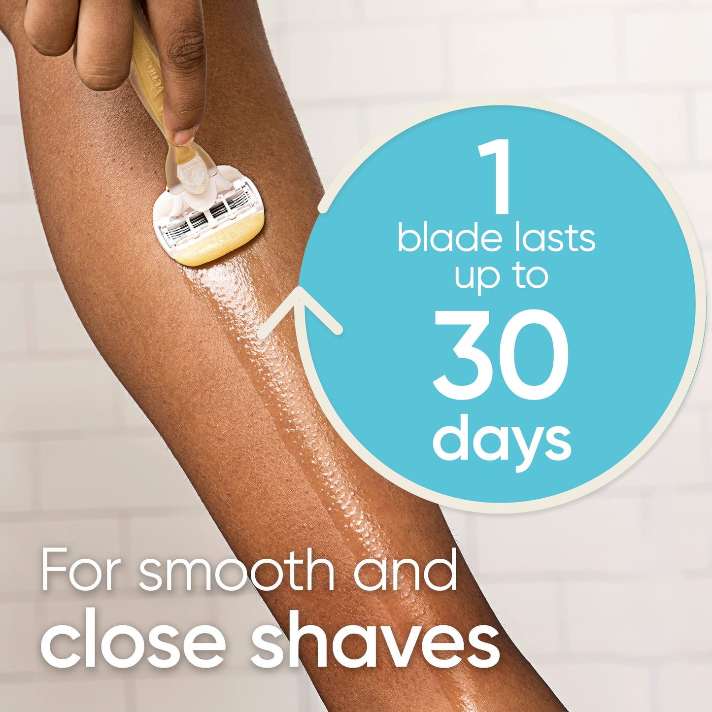 Gillette Venus ComfortGlide Plus Olay - Cuchillas de afeitar para mujer, 6 recambios (el embalaje puede variar)