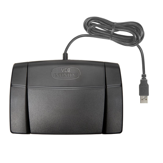 Pedal de Control USB Executive Communication Systems Infinity 3 para Computadora