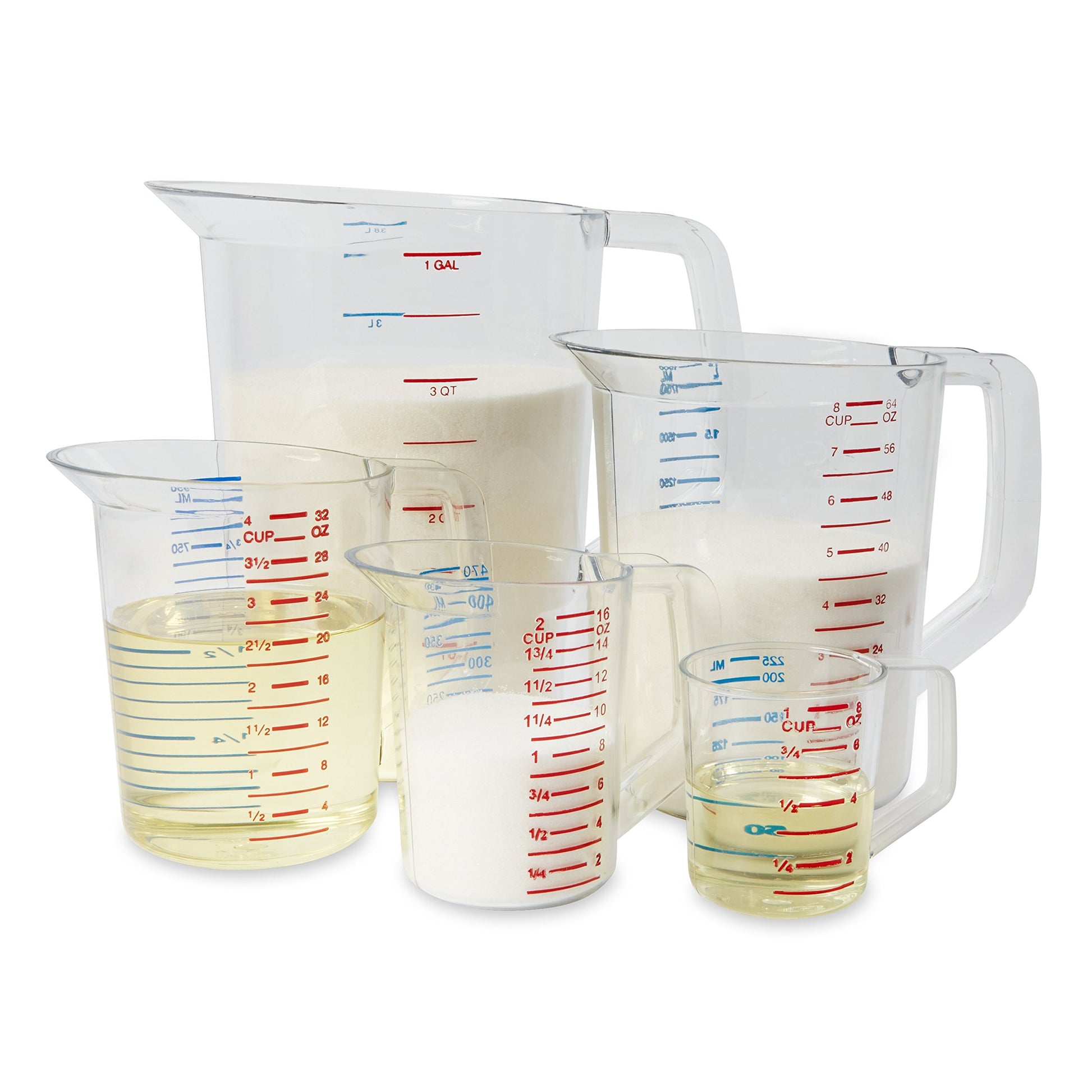 Taza Medidora Rubbermaid Commercial Transparente 8 Onzas para Gorilas