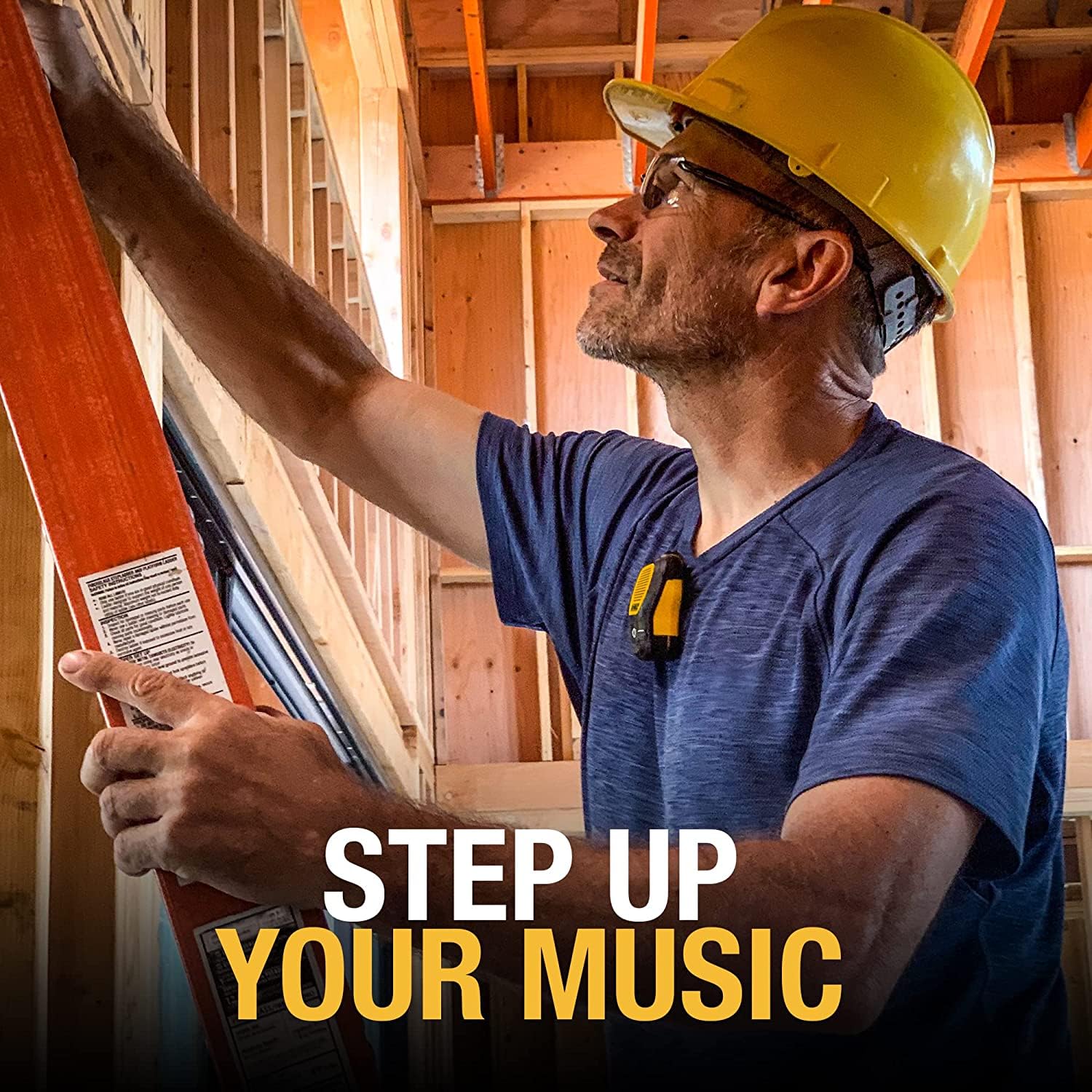 Dewalt - Altavoz Portátil Bluetooth - Altavoz inalámbrico Bluetooth con Clip magnético - Altavoz portátil Jobsite Pro Resistente al Agua - Micrófono Incorporado para música y Llamadas con Manos Libres