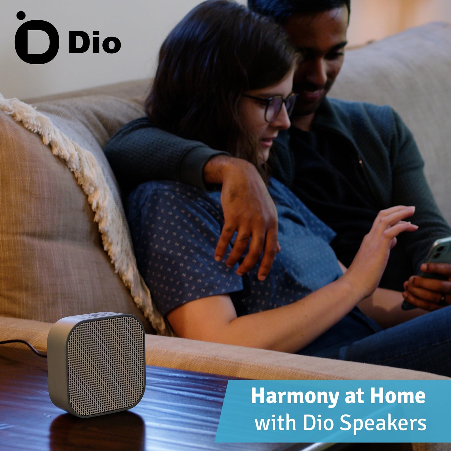 Dio Node - Altavoces domésticos Wi-Fi multihabitación (paquete de 3), sistema de sonido inmersivo, funciona con AirPlay 2 y otros dispositivos Apple, fácil de conectar, reproductor Spotify