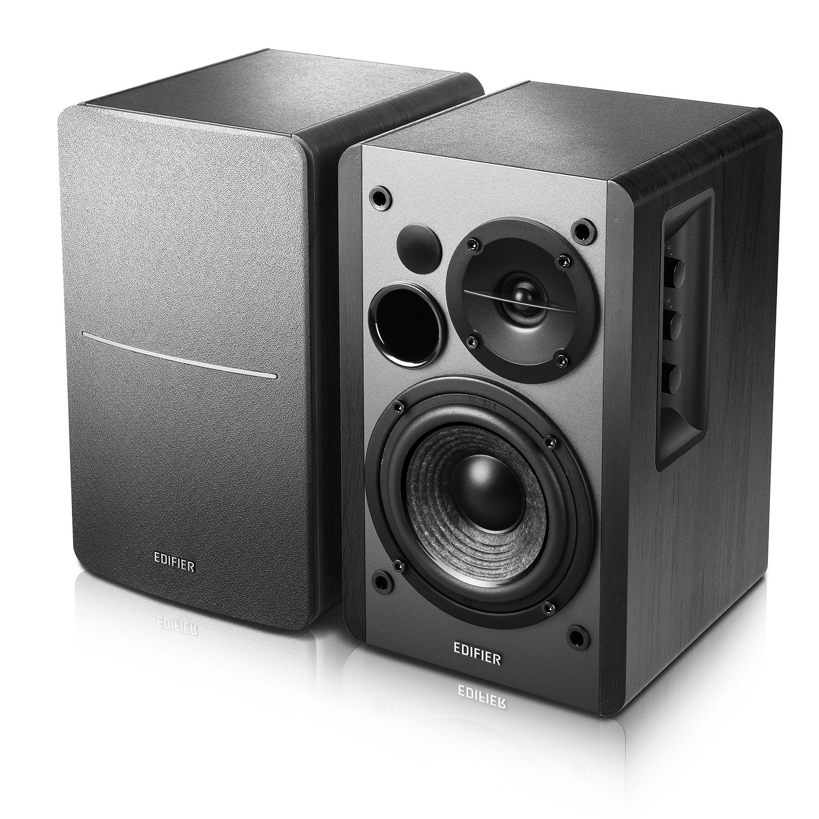 Edifier R1280DB Altavoces de estantería Activos Bluetooth - Entrada óptica - Monitores de Estudio inalámbricos - Monitores Activos de Campo cercano de 4 Pulgadas - 42 vatios de RMS - Color Negro