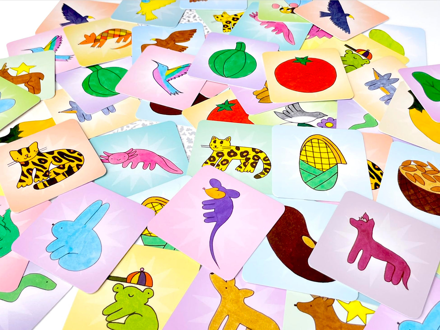 Juego de Memoria METATERAMA Animales Plantas y Cultivos de México 32 Pares