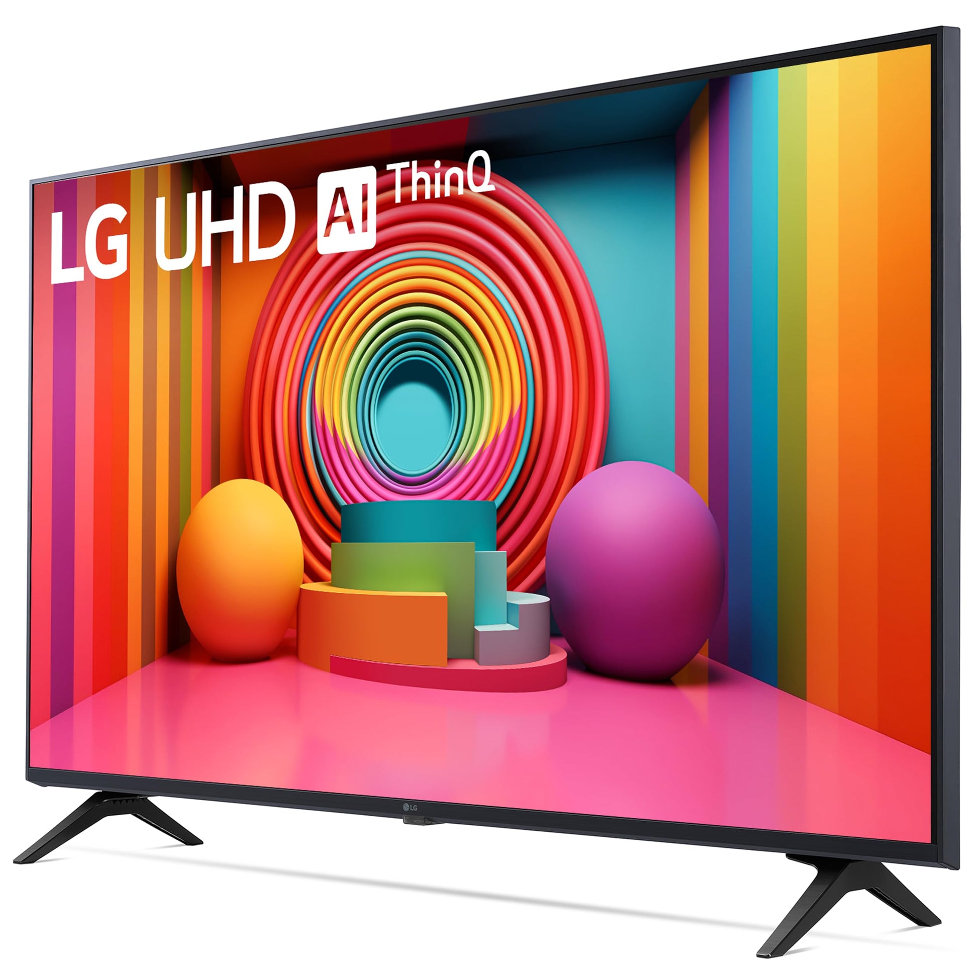 LG 50-Inch UT7570 Series 4K Smart TV - Procesador α5 AI 4K, asignación dinámica de tonos, Alexa Ready, HDR10, HGIG, ALLM, WebOS 24, canales LG (50UT7570PUB, 2024) (renovado)