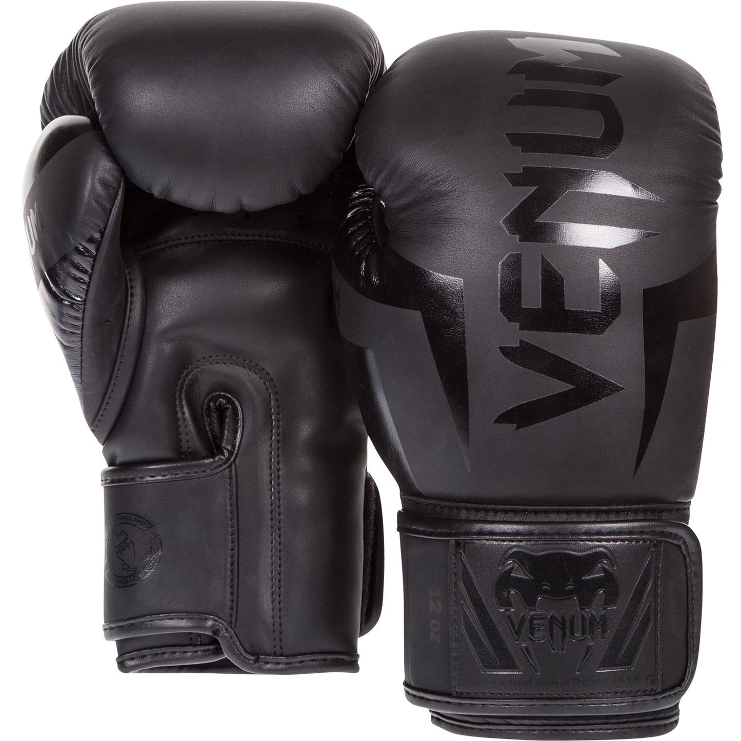 Guantes de Boxeo Venum Elite Mate Negro 12 oz